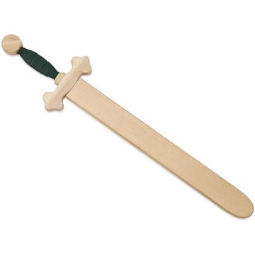 BestSaller Kinderbogenset Schwert Edelmann Set für Kinder, 56cm natur mit grüner Wickelung