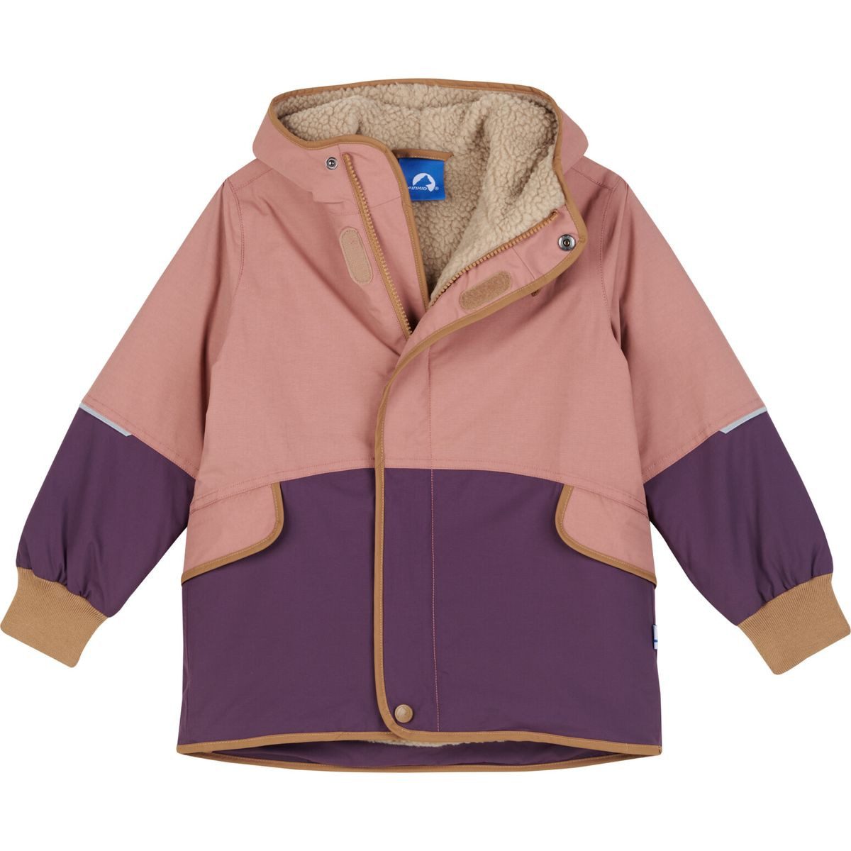 Finkid Hardshelljacke Moska Mukka Vielseitige, warme und wetterfeste Kinder-Winterjacke mit weichem