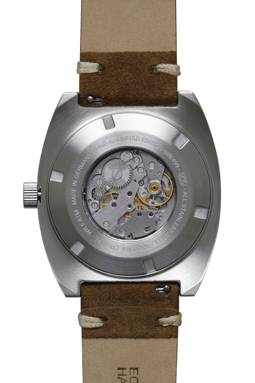 UMF Ruhla Mechanische Uhr Herrenuhr UMF Ruhla Mechanik-Armbanduhr Handaufzug Zaria