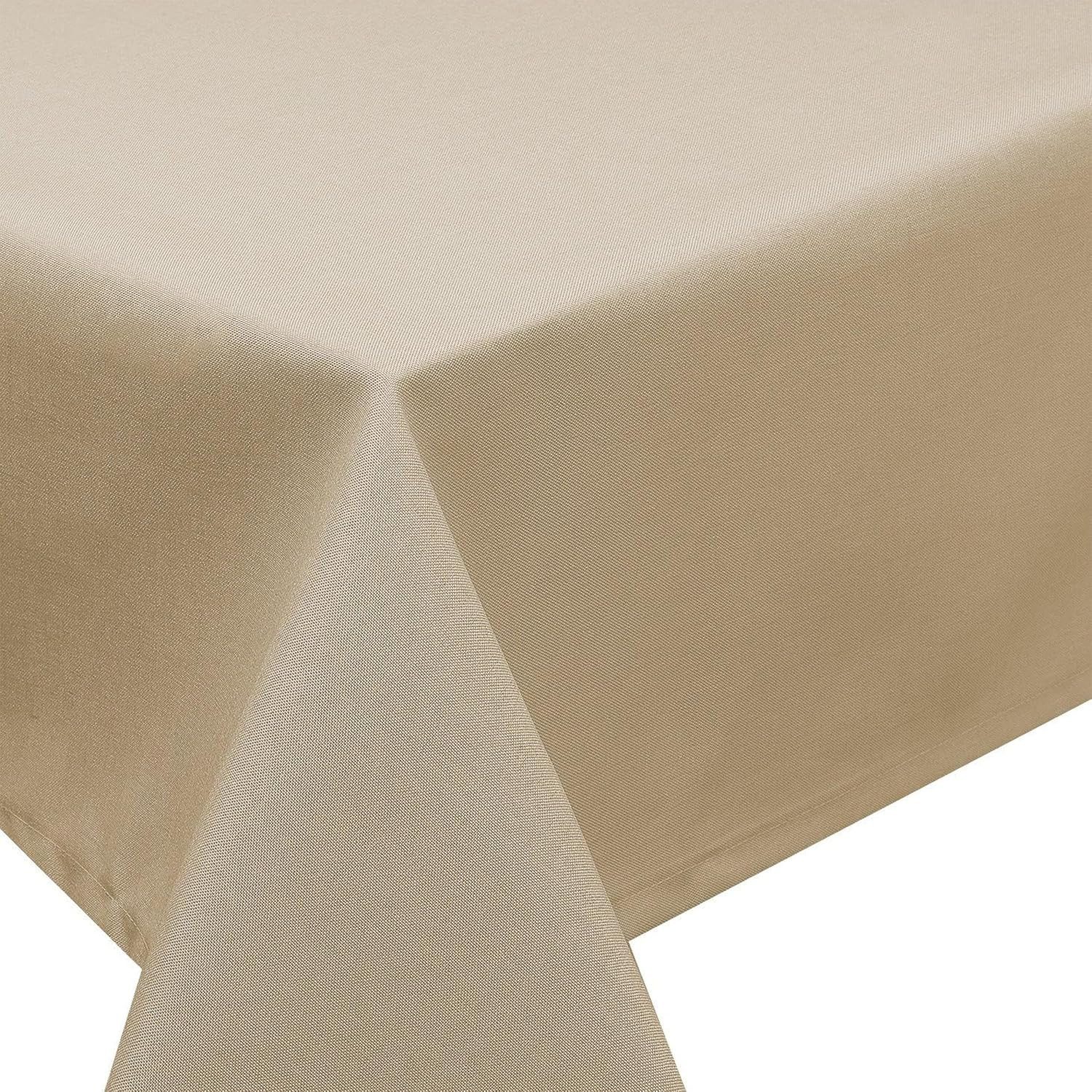Stoffschmiede Tischdecke mit Leinen-Optik, Wasserabweisend