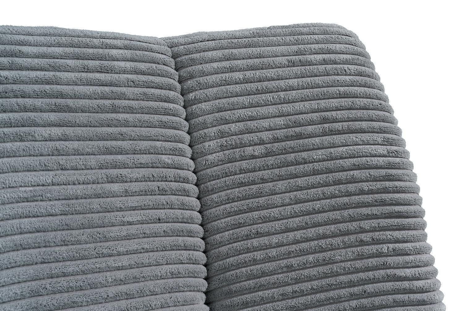 Polsterstuhl TOKIO, Braun, Hellgrau, Cordbezug, (Set, 4 St), Spyder-Gestell günstig online kaufen