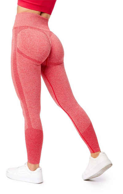 Bellivalini Leggings Damen High Waist Push Up Scrunch BLV50-254 (1-tlg) figurformend