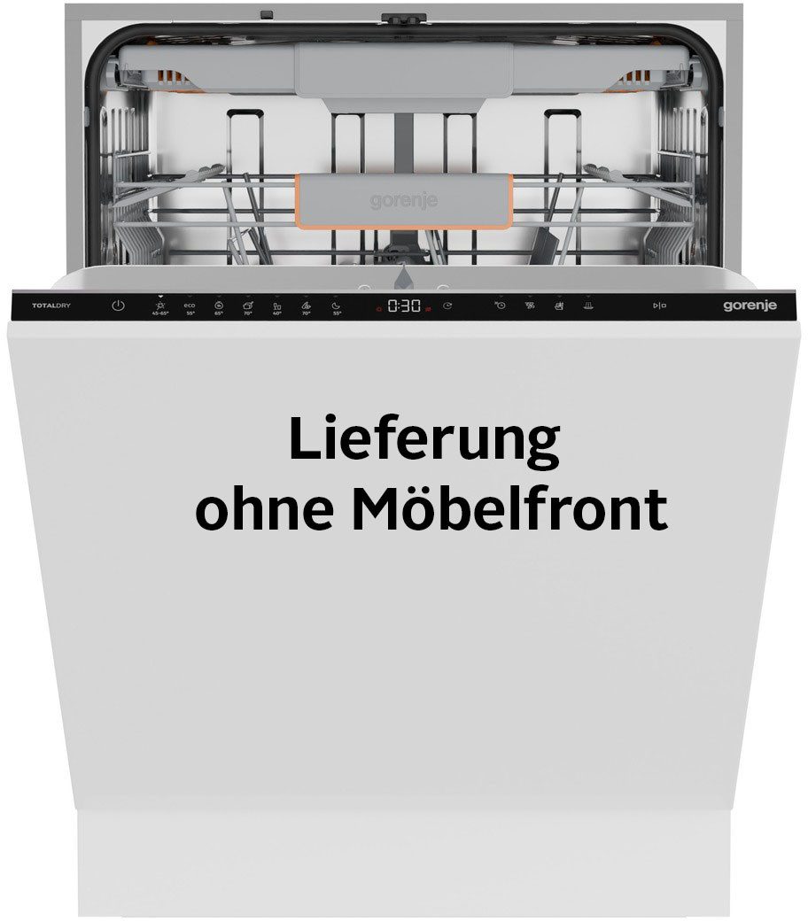 GORENJE vollintegrierbarer Geschirrspüler GV663C95, 9,4 l, 16 Maßgedecke, 16 Maßgedecke, auto. Türöffnung, Besteckschublade