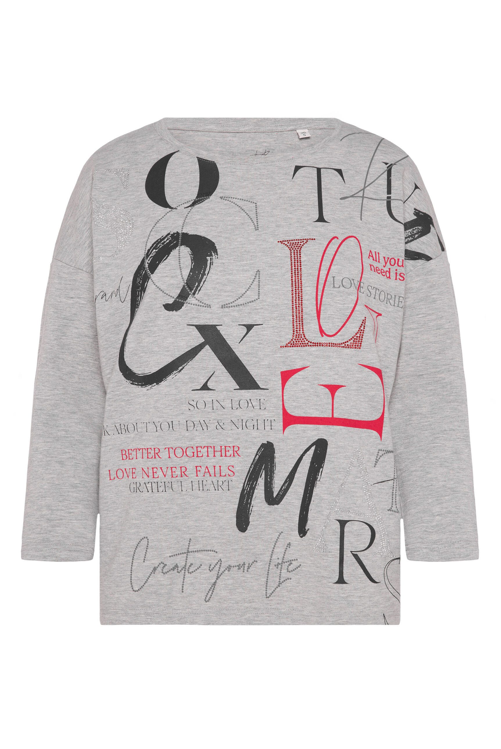 SOCCX 3/4-Arm-Shirt mit Seitenschlitze günstig online kaufen