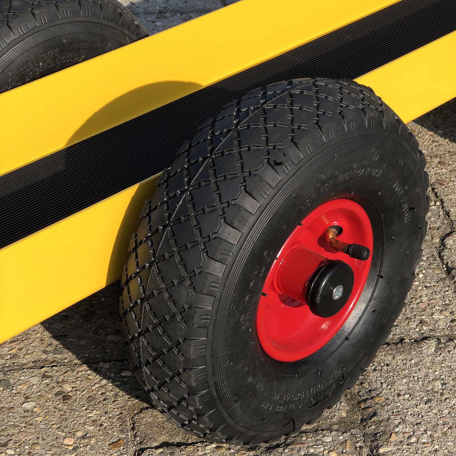 Ravendo Transportkarren Plattenwagen 4 Rad 300 Kg TW 300-4W