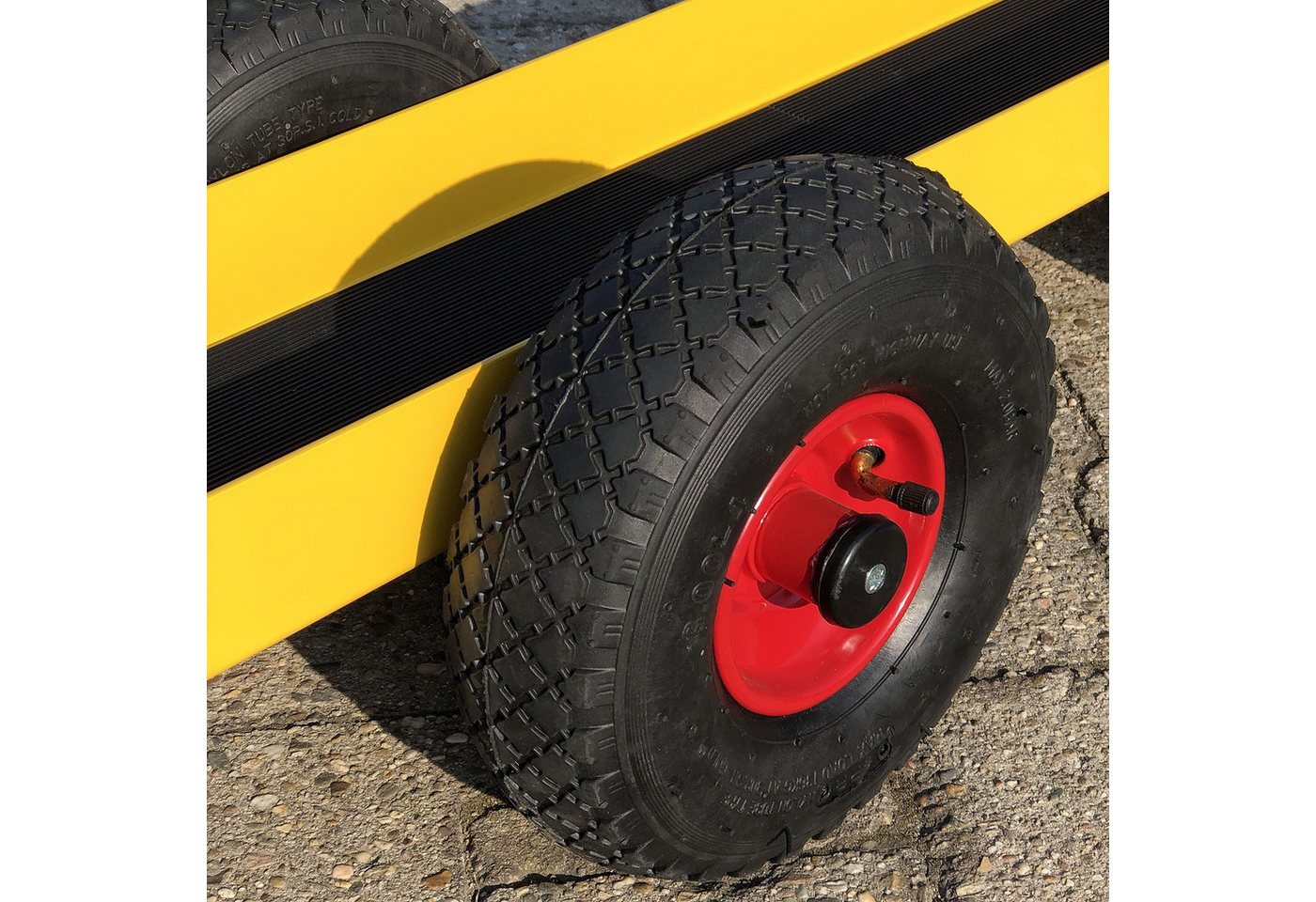 Thumbnail - Ravendo Transportkarren Plattenwagen 4 Rad 300 Kg TW 300-4W
