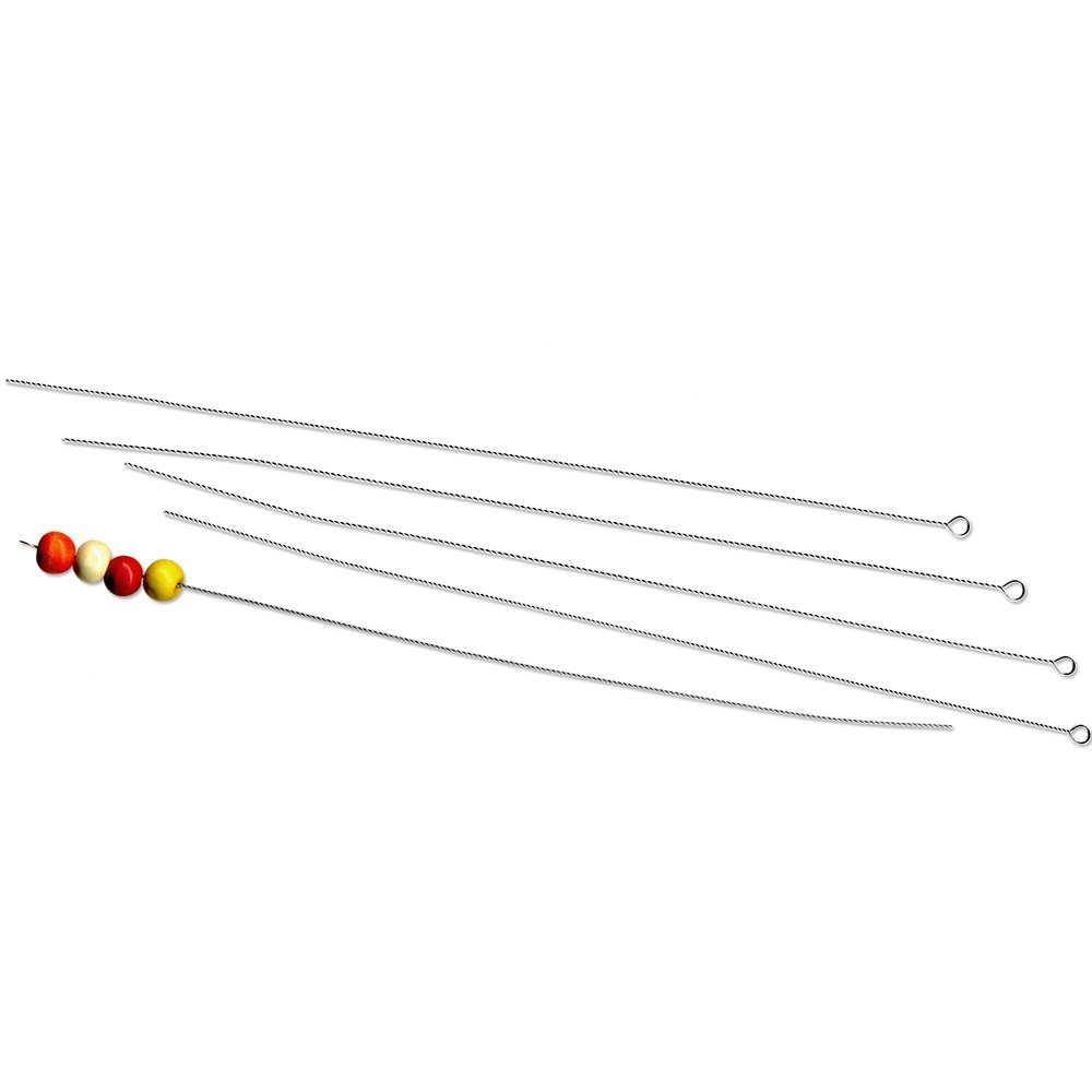 MEYCO Hobby Werkzeugset Perlenaufreihnadeln, 130 mm lang, 5 Stk.p.Btl.