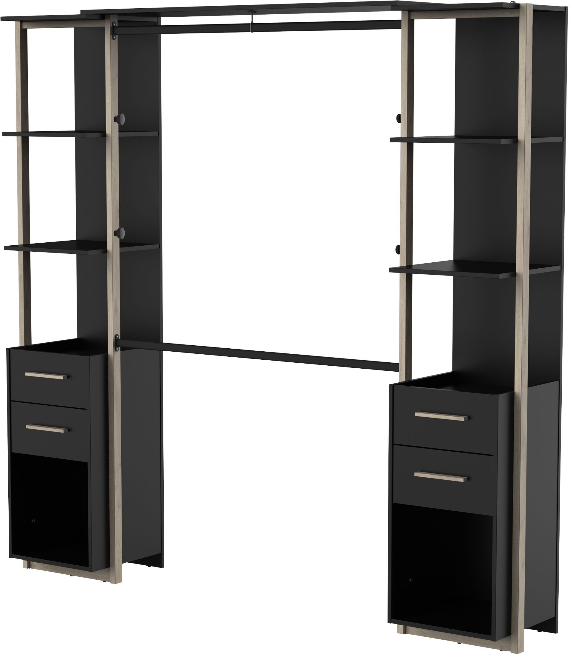 Demeyere GROUP Kleiderschrank MOON Schrank Organizer Schrank organizer mit Aufbewahrungsflächen