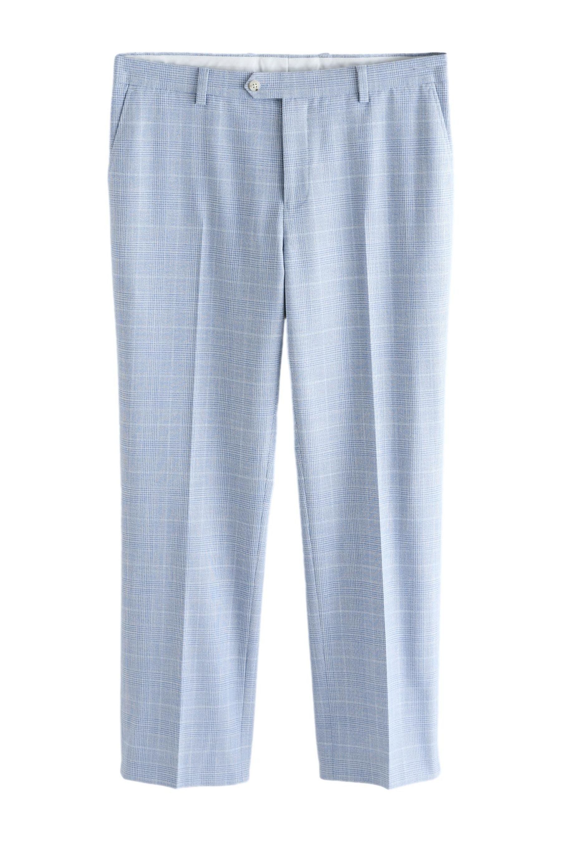Anzughose Karierter Regular-Fit-Anzug: Hose