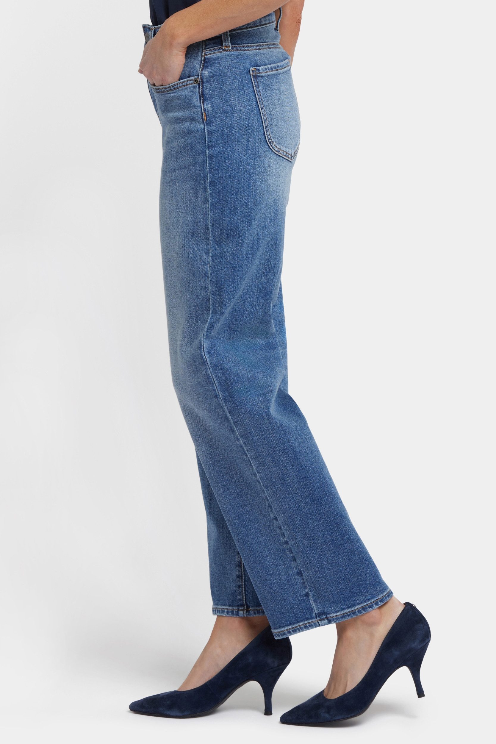 NYDJ Weite Jeans Jemma Barrel Jeans mit hoher Taille