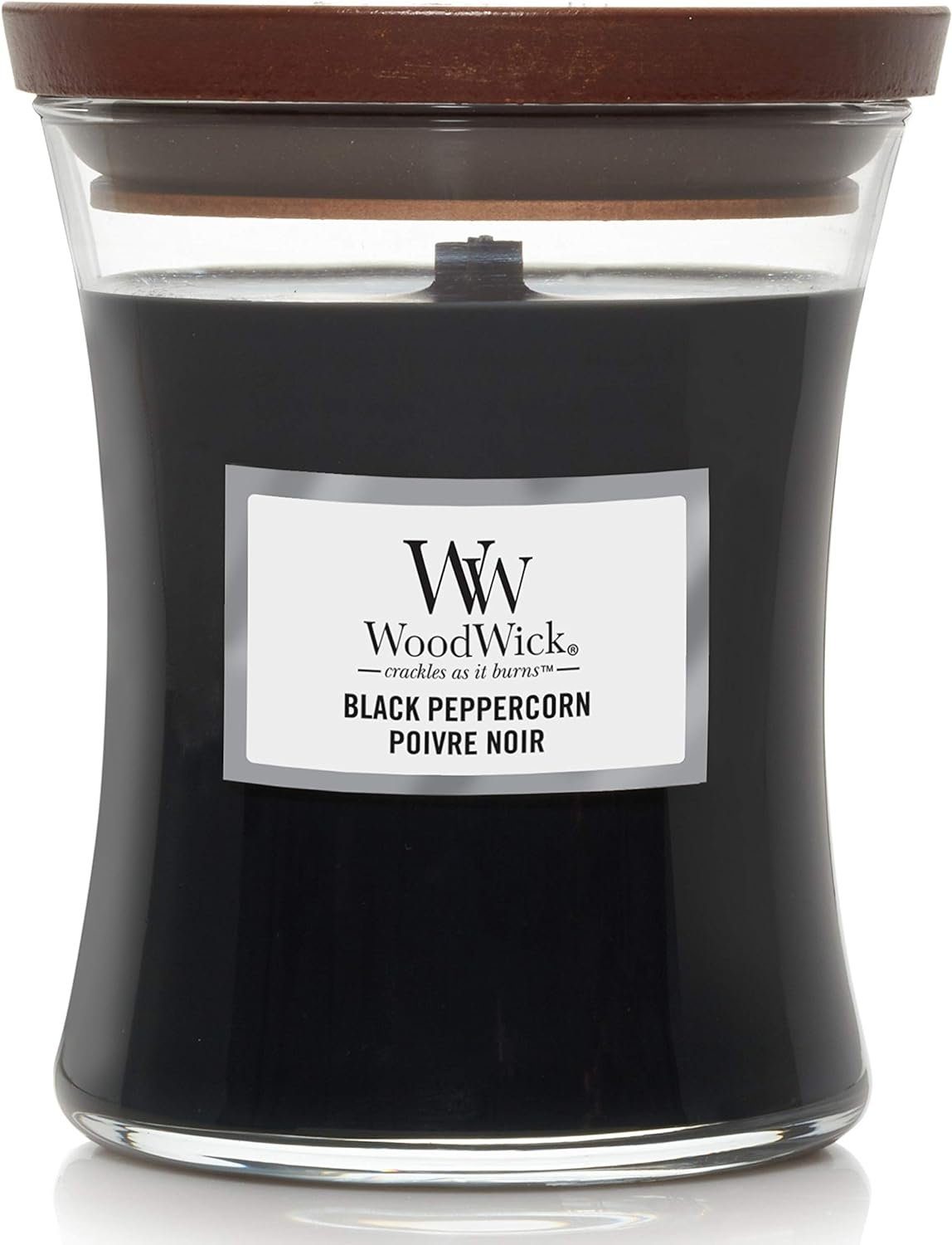 Woodwick Duftkerze WoodWick Black Peppercorn Duftkerze in Sanduhrform 275g günstig online kaufen