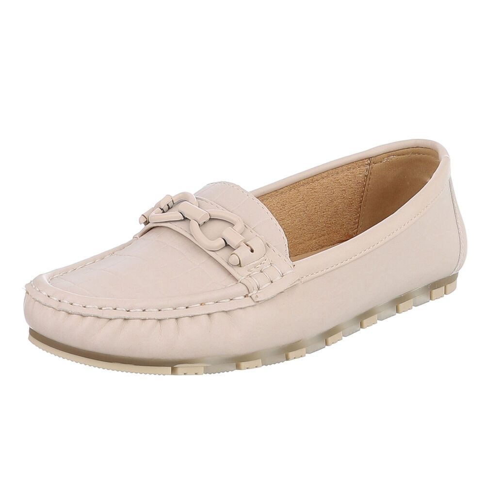 Ital-Design Eleganter Mokassin mit Schnalle für Damen im Alltag Slipper (90 günstig online kaufen