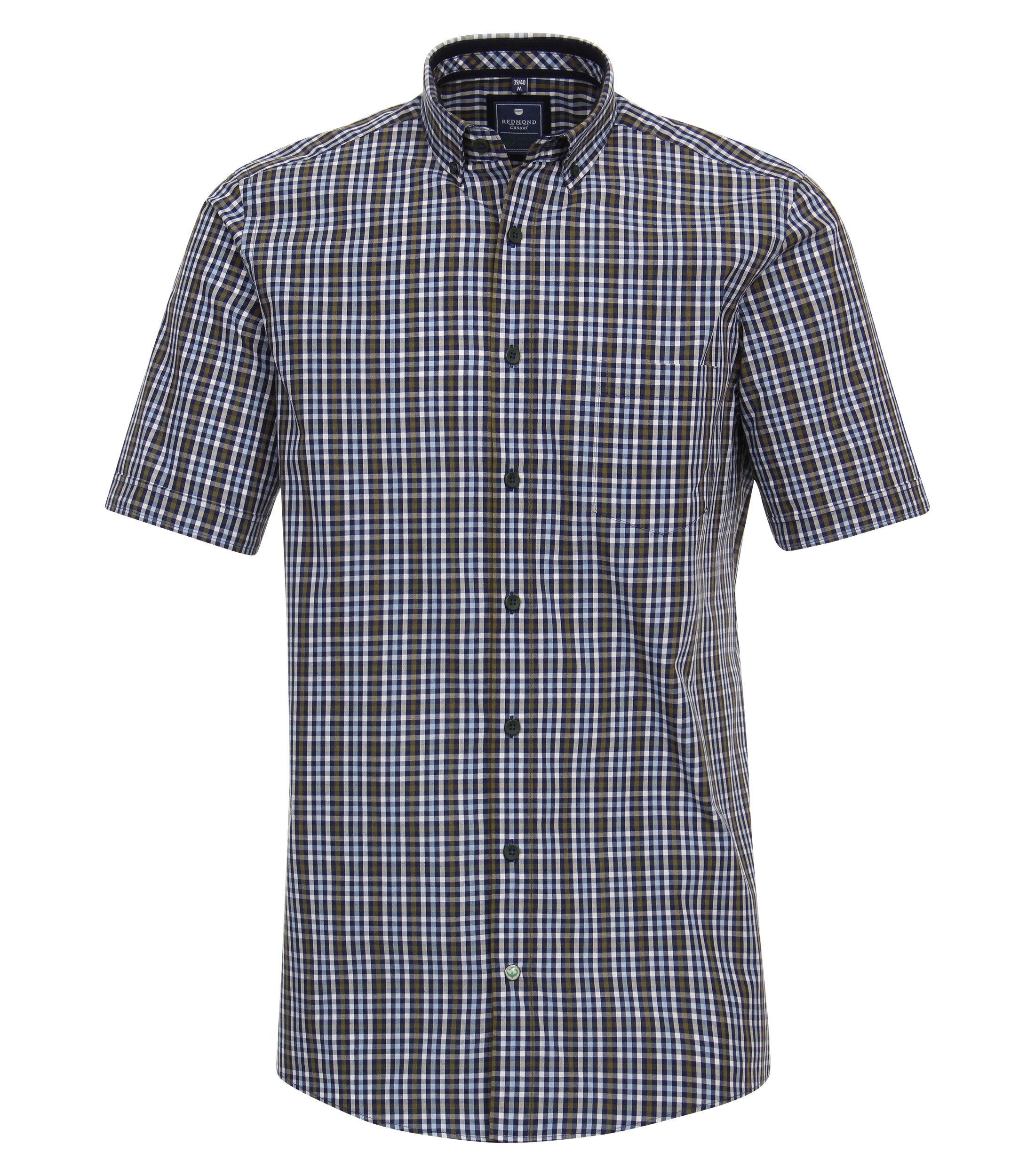 Kurzarmhemd kariert Comfort Fit