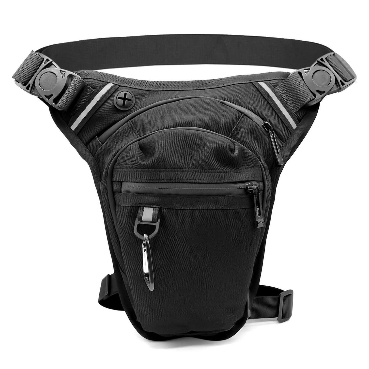 Beintasche Beintasche Motorrad Wasserdicht Oberschenkeltasche Schwarz