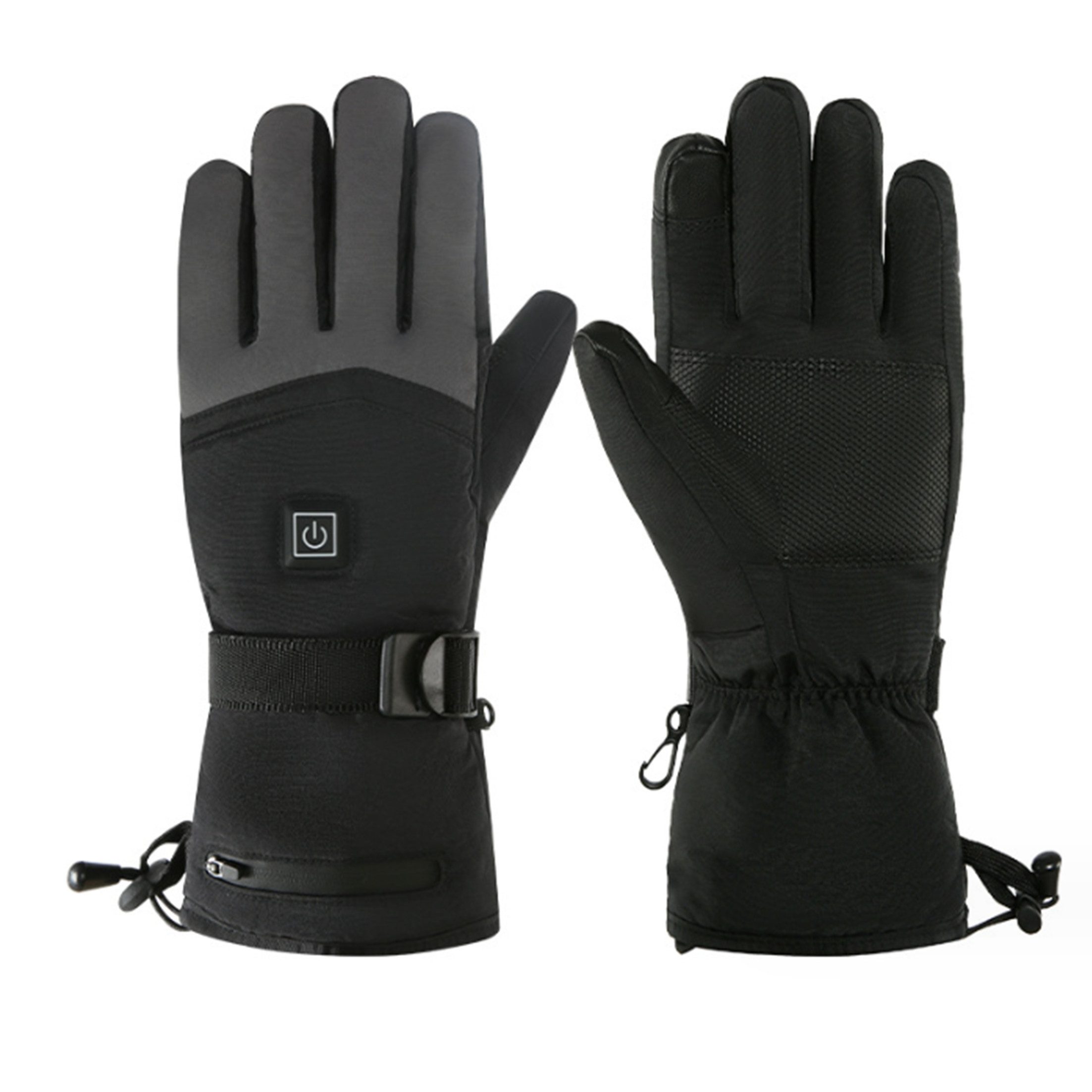 KINSI Thermohandschuhe Elektrische Handschuhe mit 3-stufiger Temperaturregelung Rutschfest & wasserdicht,Ideal für Winter,Ski & Outdoor