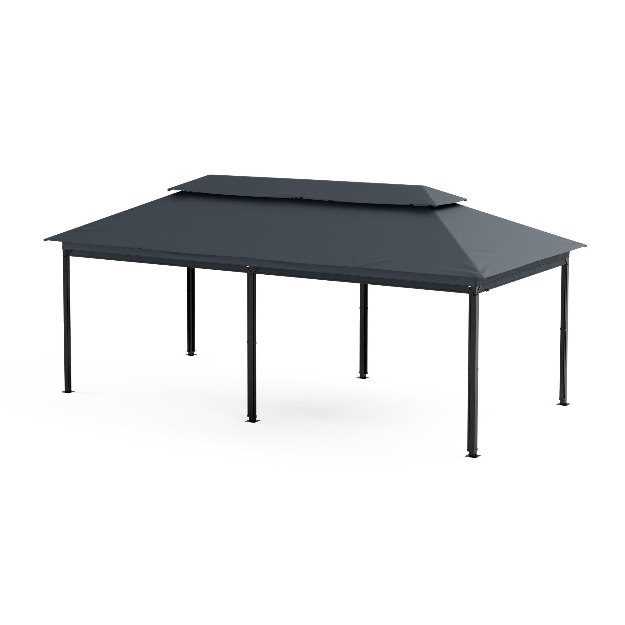 blumfeldt Pavillon Grandezza, (Set), Gartenpavillon Outdoor Garten mit 4 Seitenteilen Stahl 275x297x597 cm