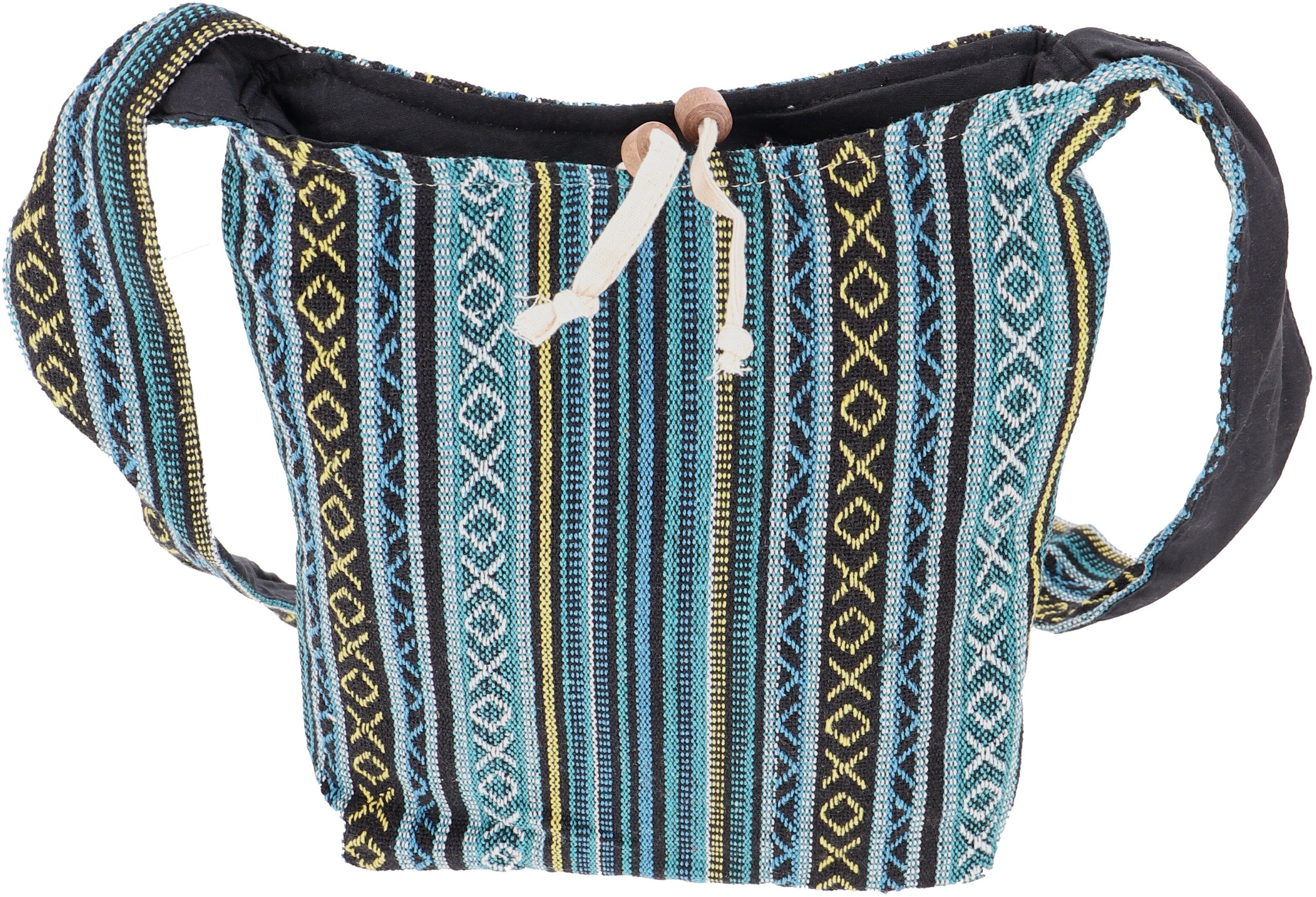 Schulterbeutel, blau Kleiner Schultertasche Schultertasche,.. Boho Guru-Shop