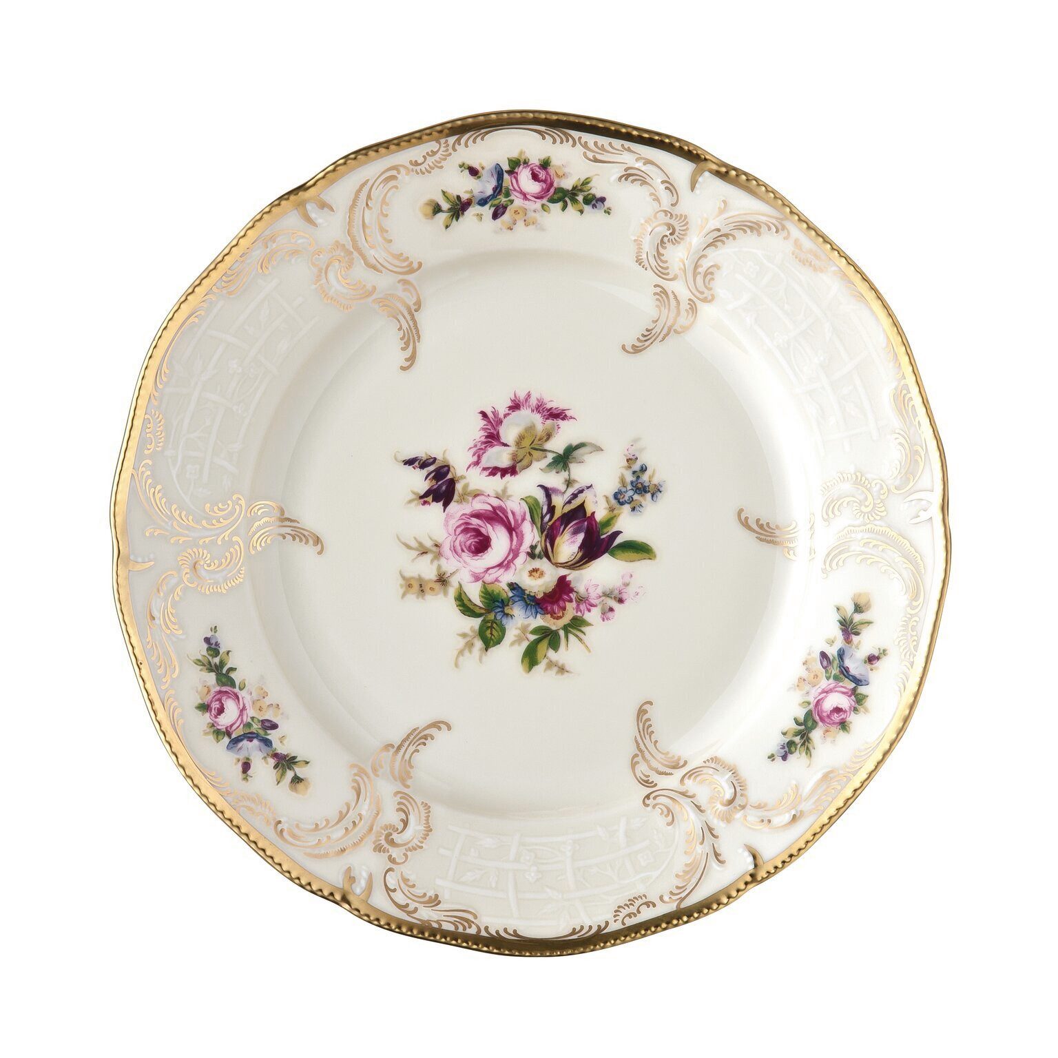 Rosenthal Frühstücksteller Rosenthal Sanssouci Elfenbein Frühstücksteller, Porzellan