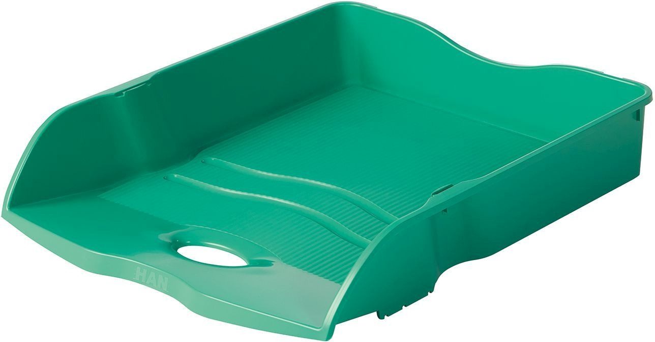 HAN-Bürogeräte Briefablage Briefablage Re-Loop A4/C4 RC-Kunststoff stapelbar grün