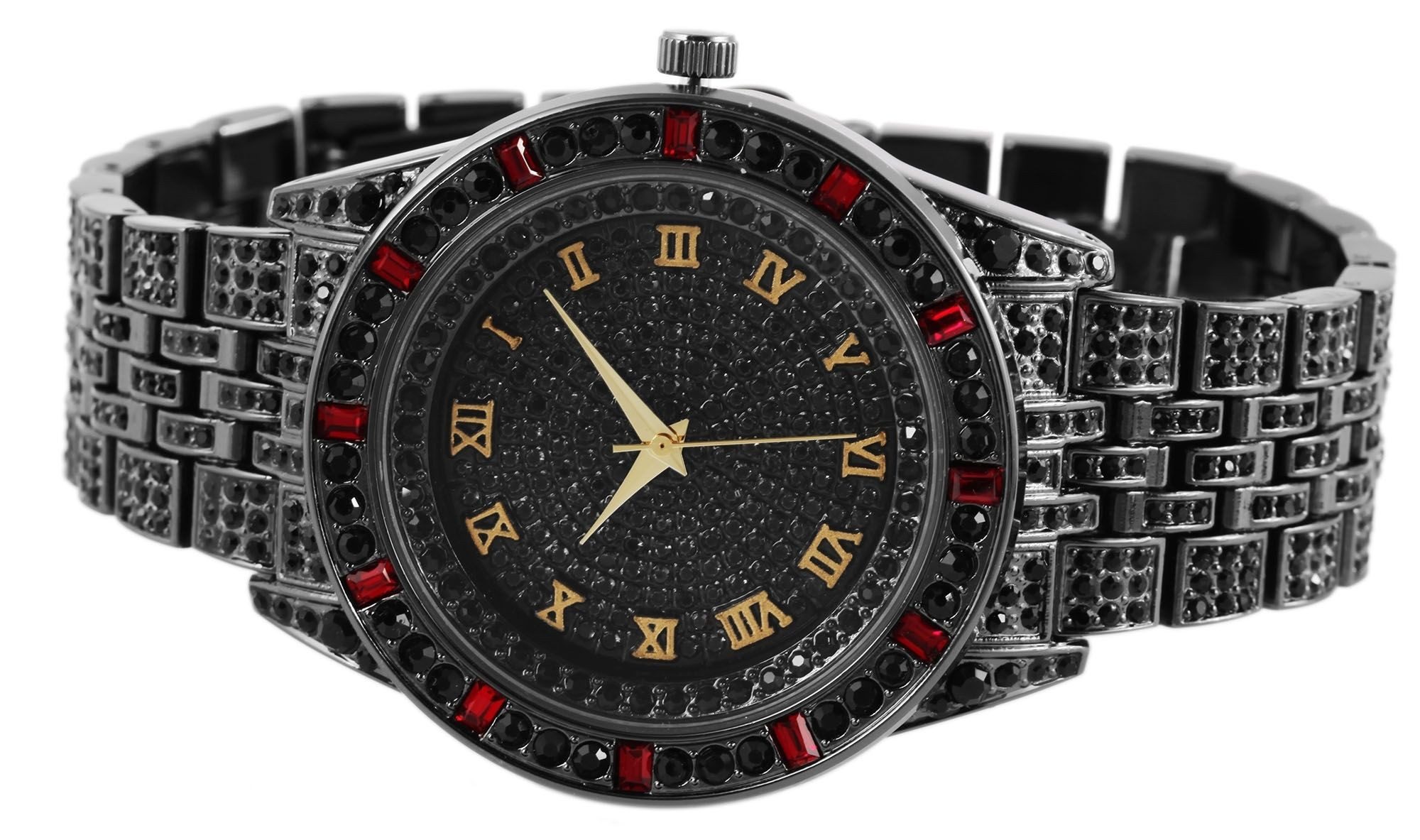 KingStar Quarzuhr Mineralglas, Herrenuhr Metall