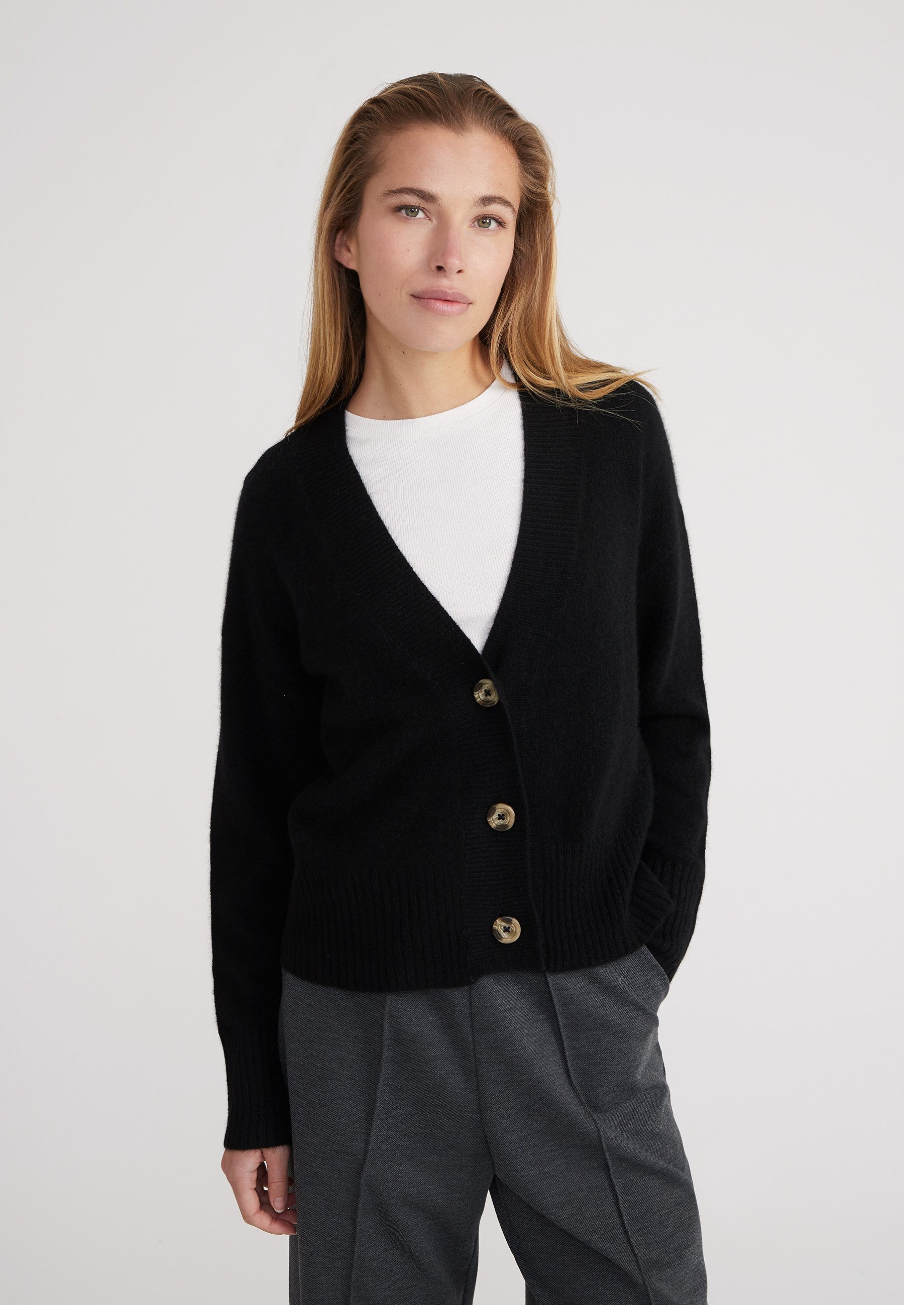 Style & Republic Cardigan Kaschmir Cardigan Damen_AW22 Kaschmir Cardigan Da günstig online kaufen