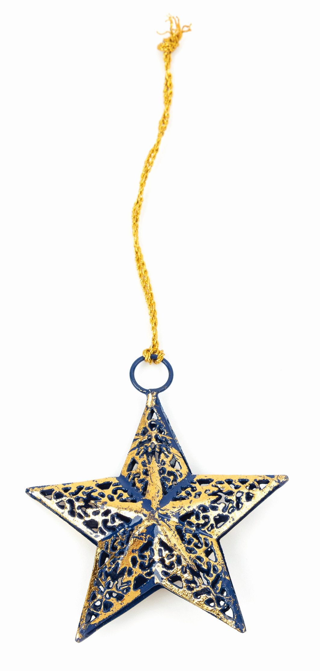 El Puente Dekostern Deko-Anhänger "Stern", Handmade, Fair Trade