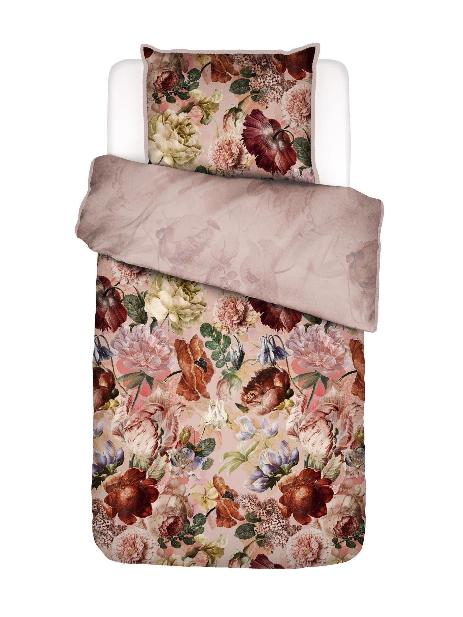 Essenza Bettwäsche Claire, Mako-Satin, 2 teilig, mit floralem Muster