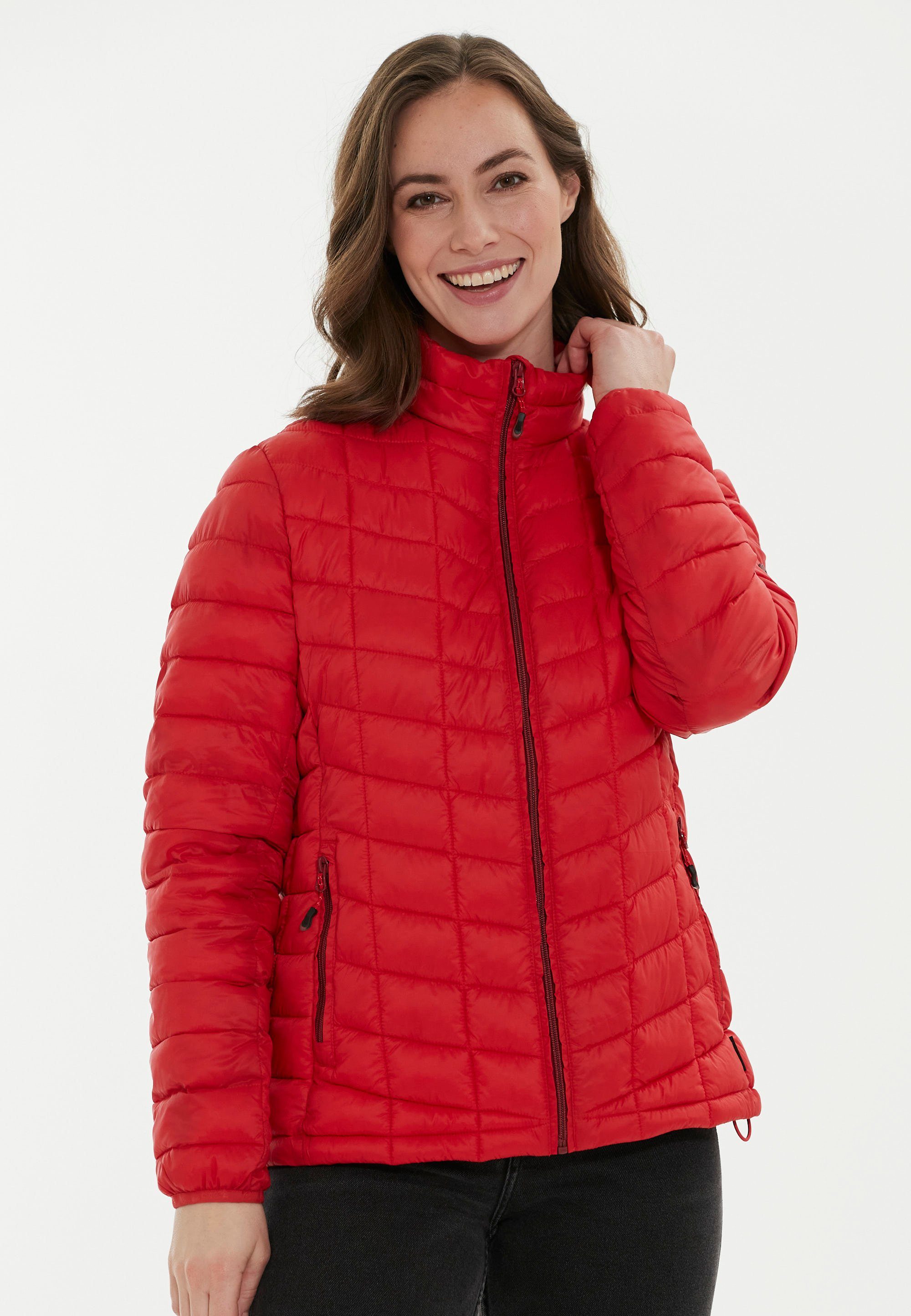 Online-Verkauf von Neuware WHISTLER Outdoorjacke Kate in rot-rot Stepp-Design tollem