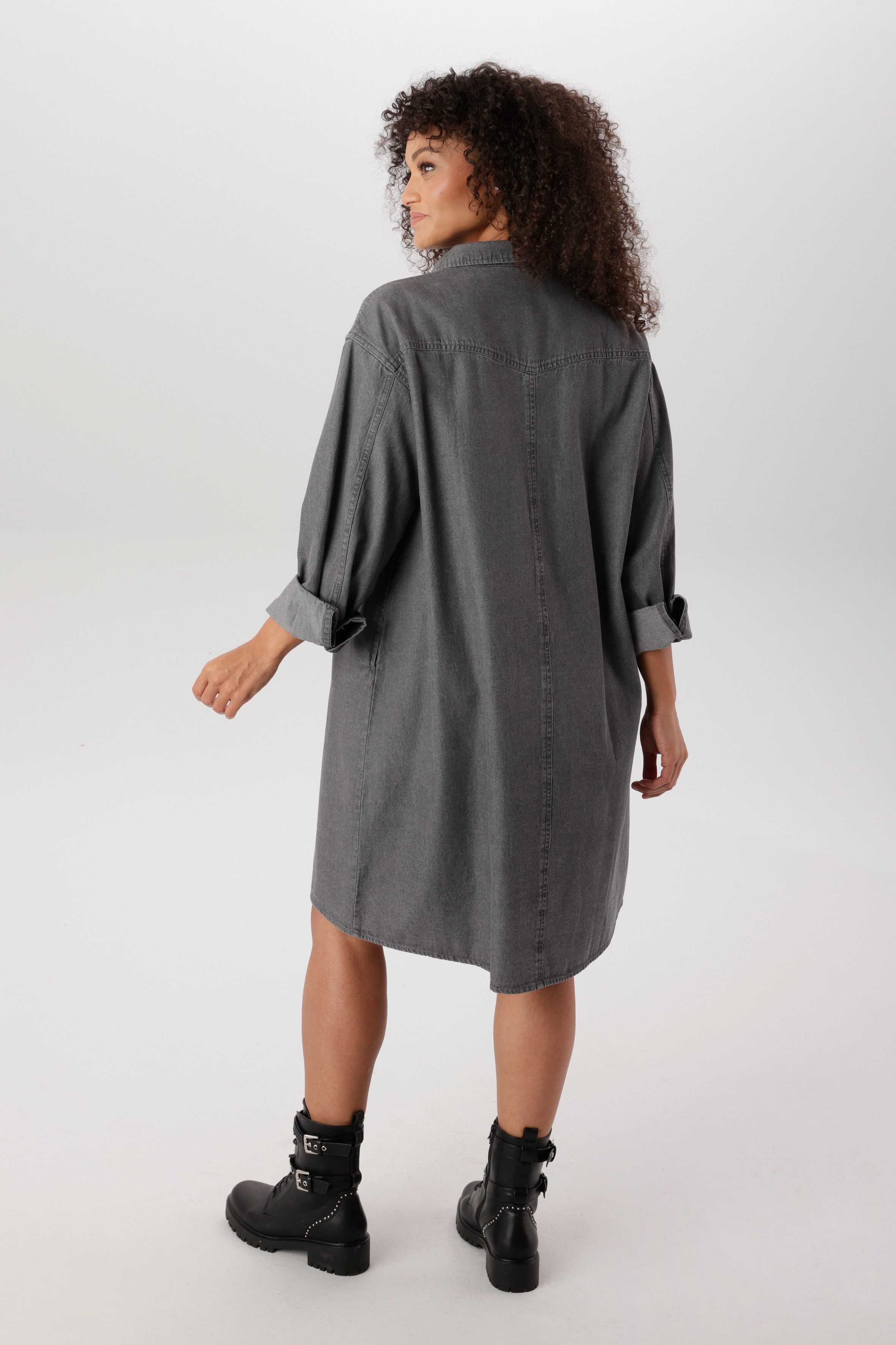 Aniston PLUS Jeanskleid modisches Jeanskleid - NEUE KOLLEKTION – Bild 2 von 5