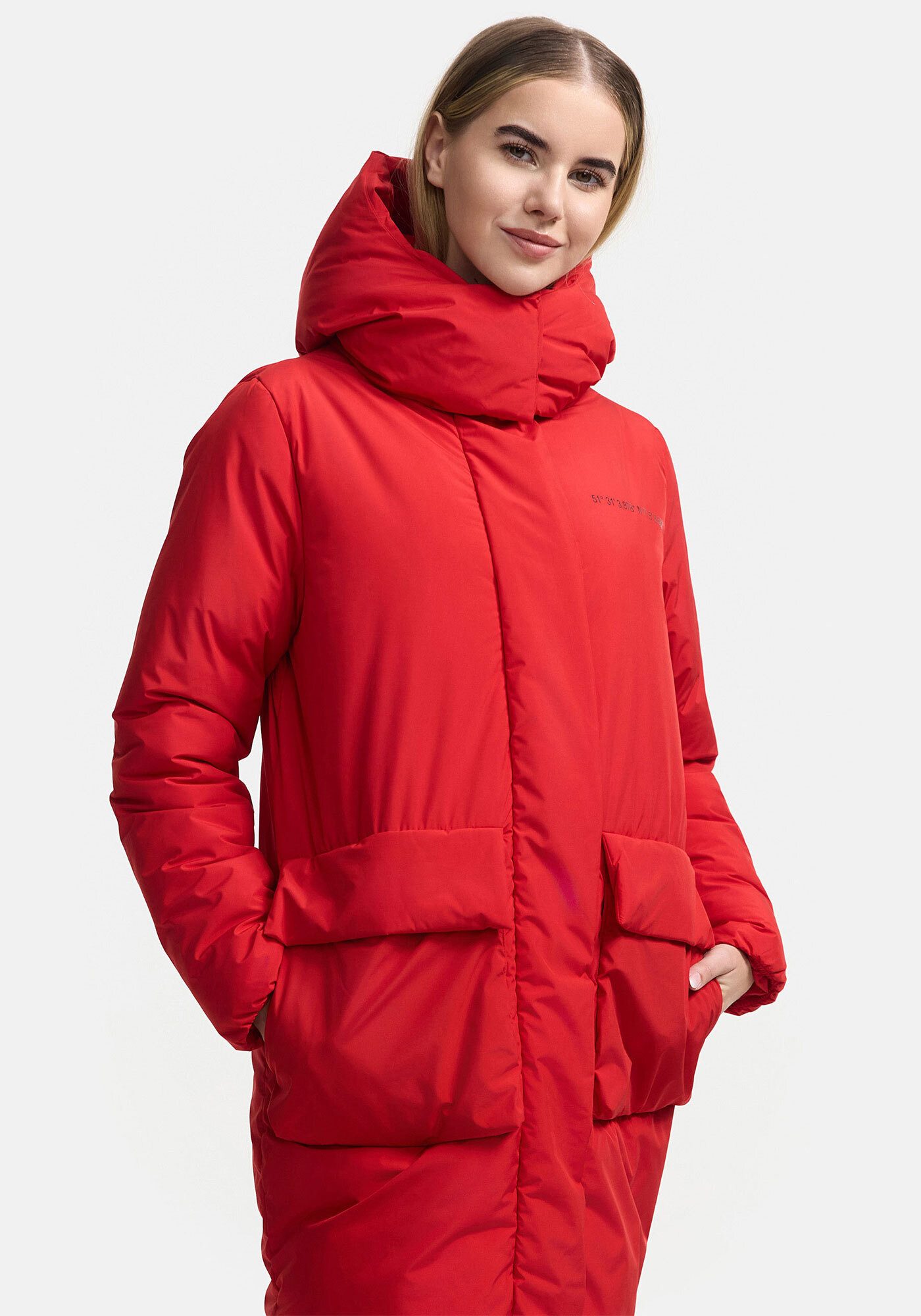 Marikoo Winterjacke Nanami mit großer Kapuze
