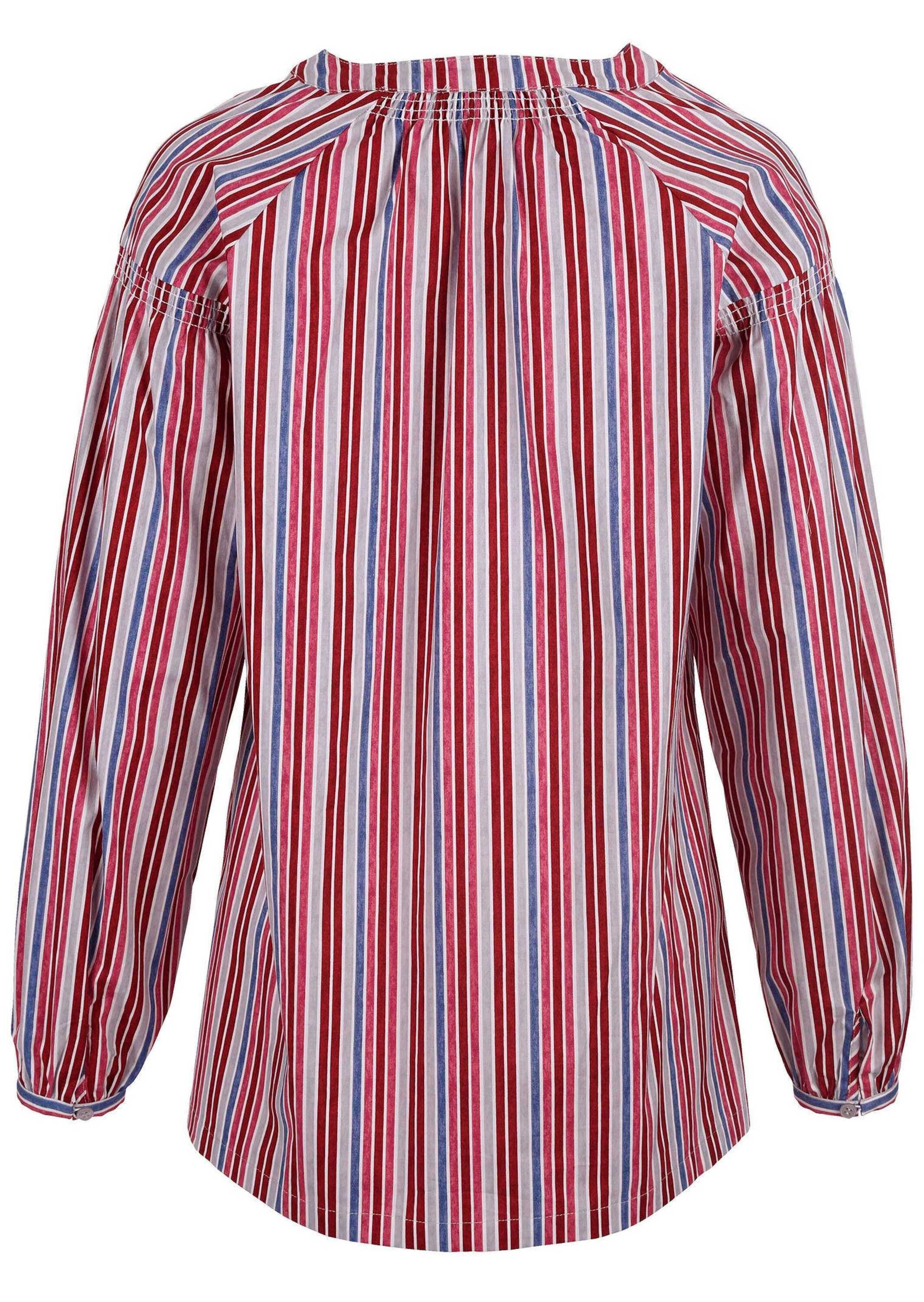 Alba Moda Tunika Bluse mit verschiedenfarbenen Streifen
