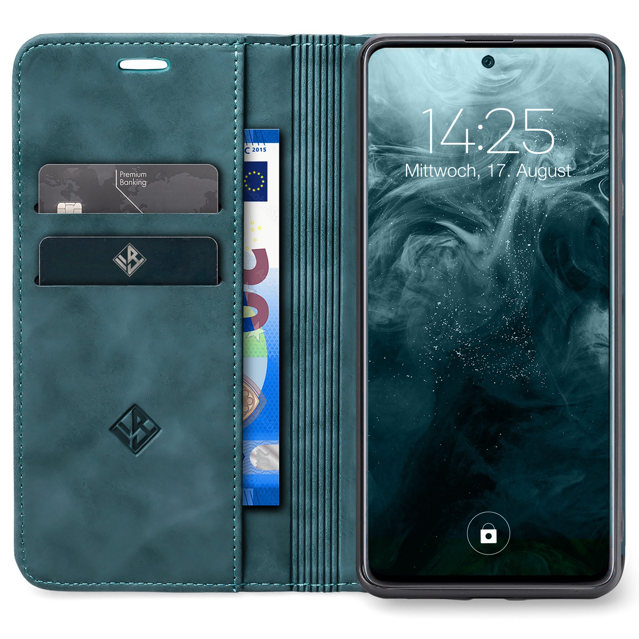 Tec-Expert Handyhülle Tasche Hülle für Samsung Galaxy A16 & A16 5G 6.7 Zoll, 6.7, Cover Klapphülle Case mit Kartenfach Fliphülle aufstellbar