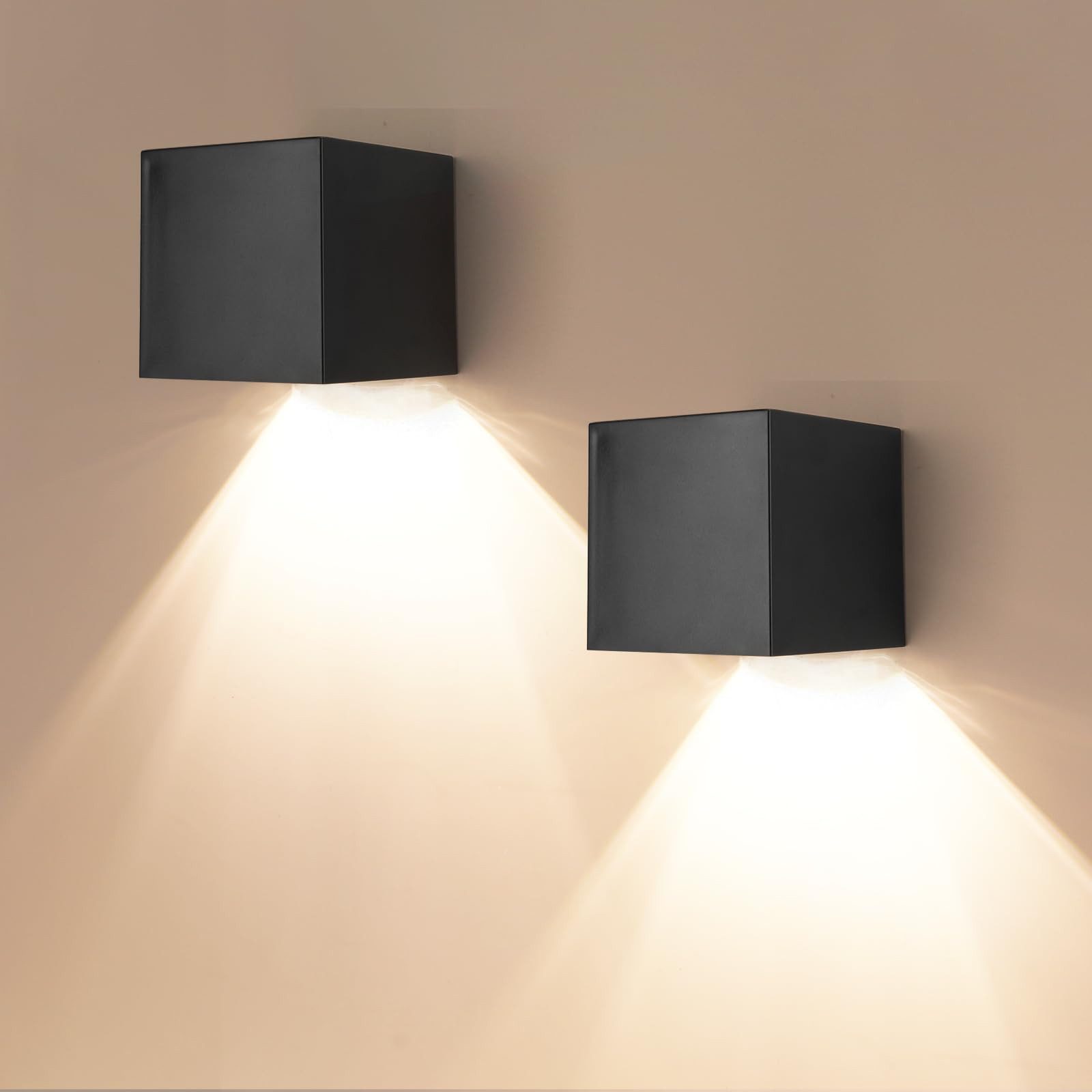 BlingBin Außen-Wandleuchte Solar Wandlampe Außen Wasserdichte günstig online kaufen