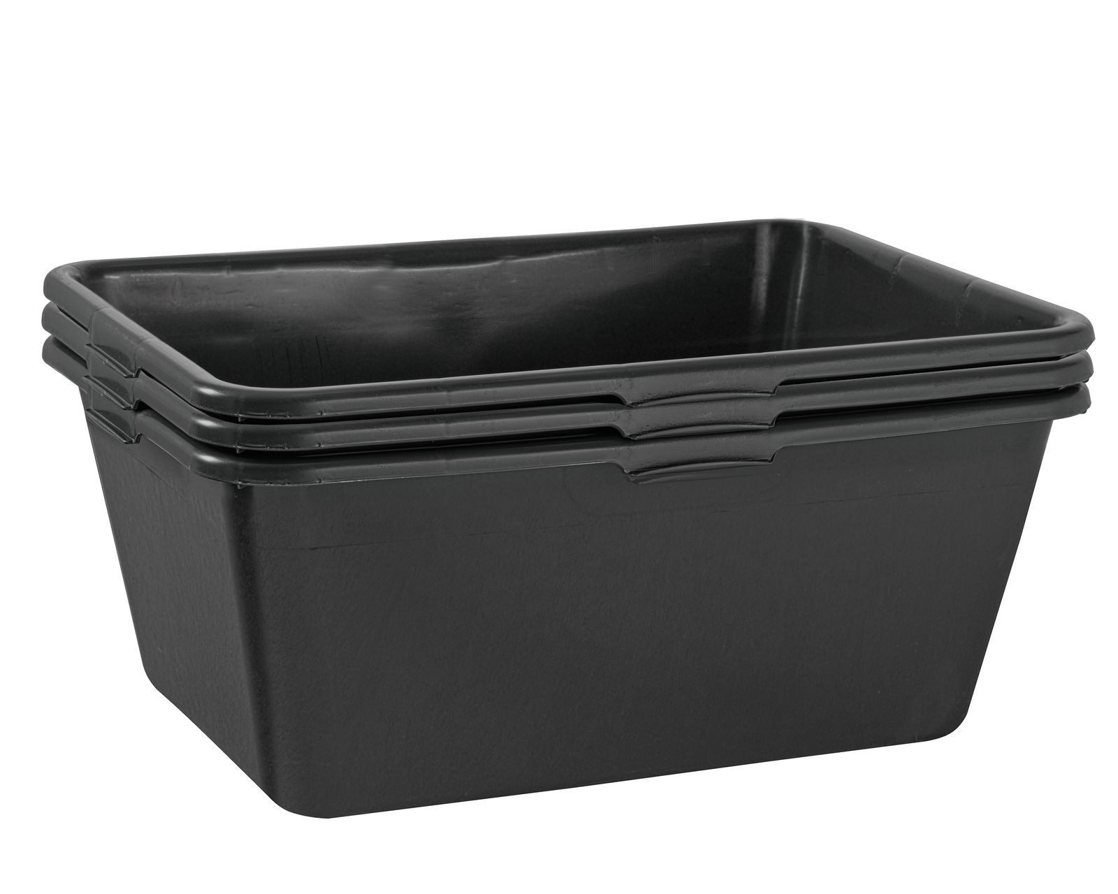 BURI Mörtelkübel 3x Mörtelkasten 90 Liter Mörtelwanne 80x60cm Mörtelkübel extra robust, (3-tlg)