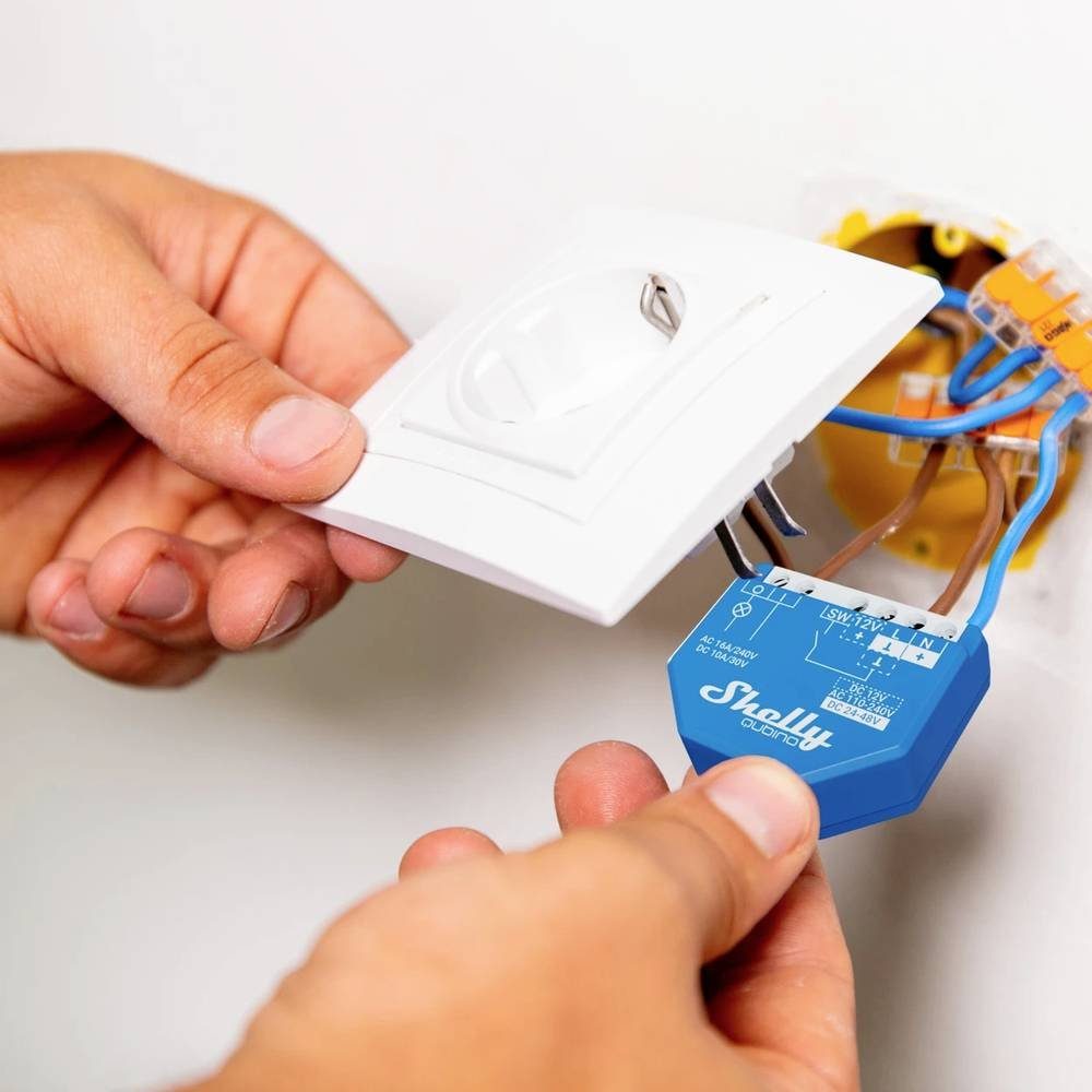 Shelly UP-Relais max 16 A, 1 Kanal, Z-Wave Shelly_W_1 Smart-Home-Steuerelement