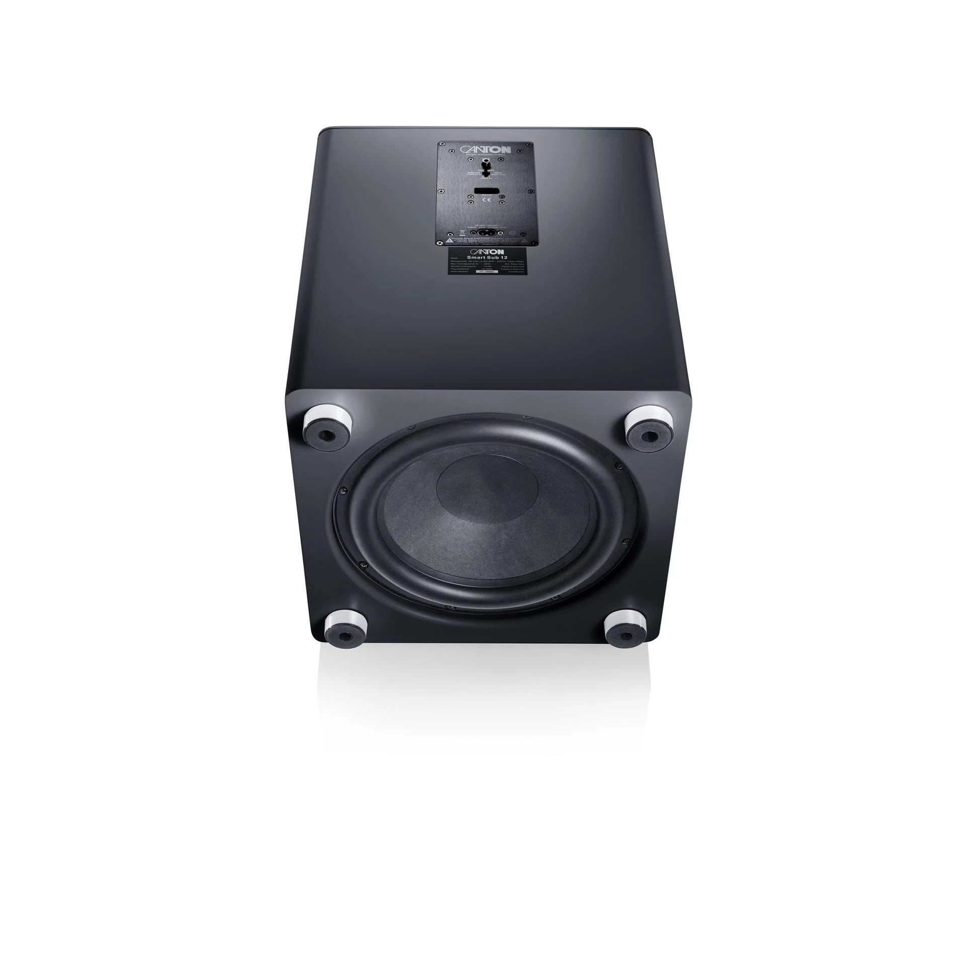 CANTON Smart Sub 12 Premium Wireless Subwoofer (220 W, Wireless Subwoofer, für große Heimkinos geeignet)