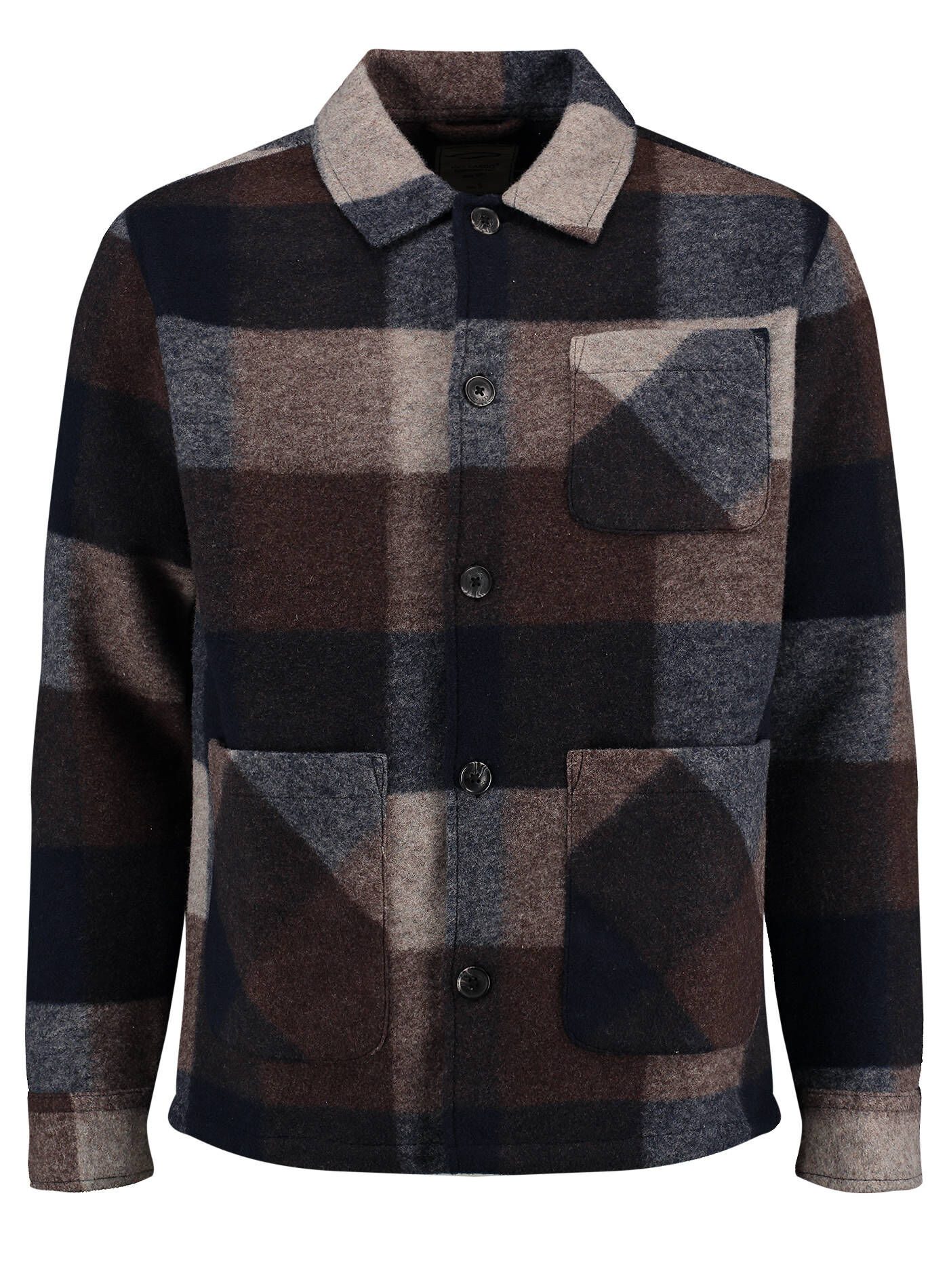 Langarmhemd Herren Overshirt MSH KLLOCARNO 1/1 CHECKS