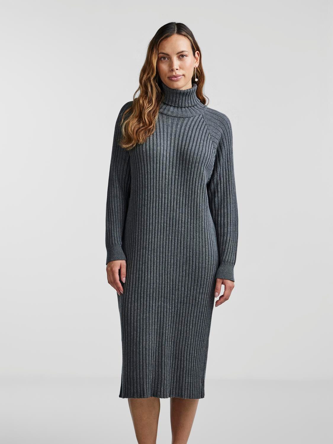 Strickkleid YASMAVI KNIT MIDI ROLLNECK DRESS