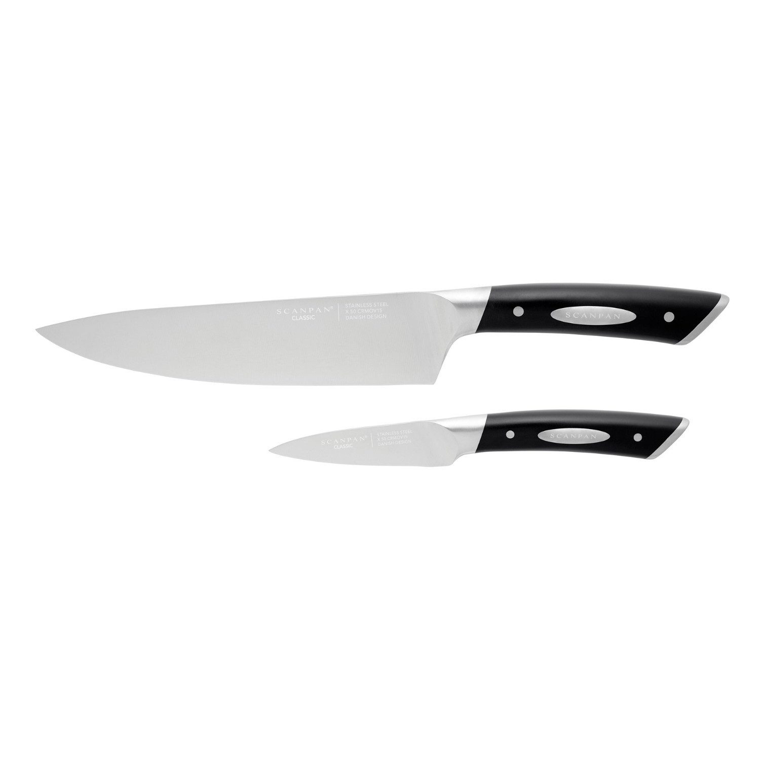 SCANPAN Kochmesser SCANPAN- Messerset 2-teilig, Gemüse-/Kochmesser - Classic