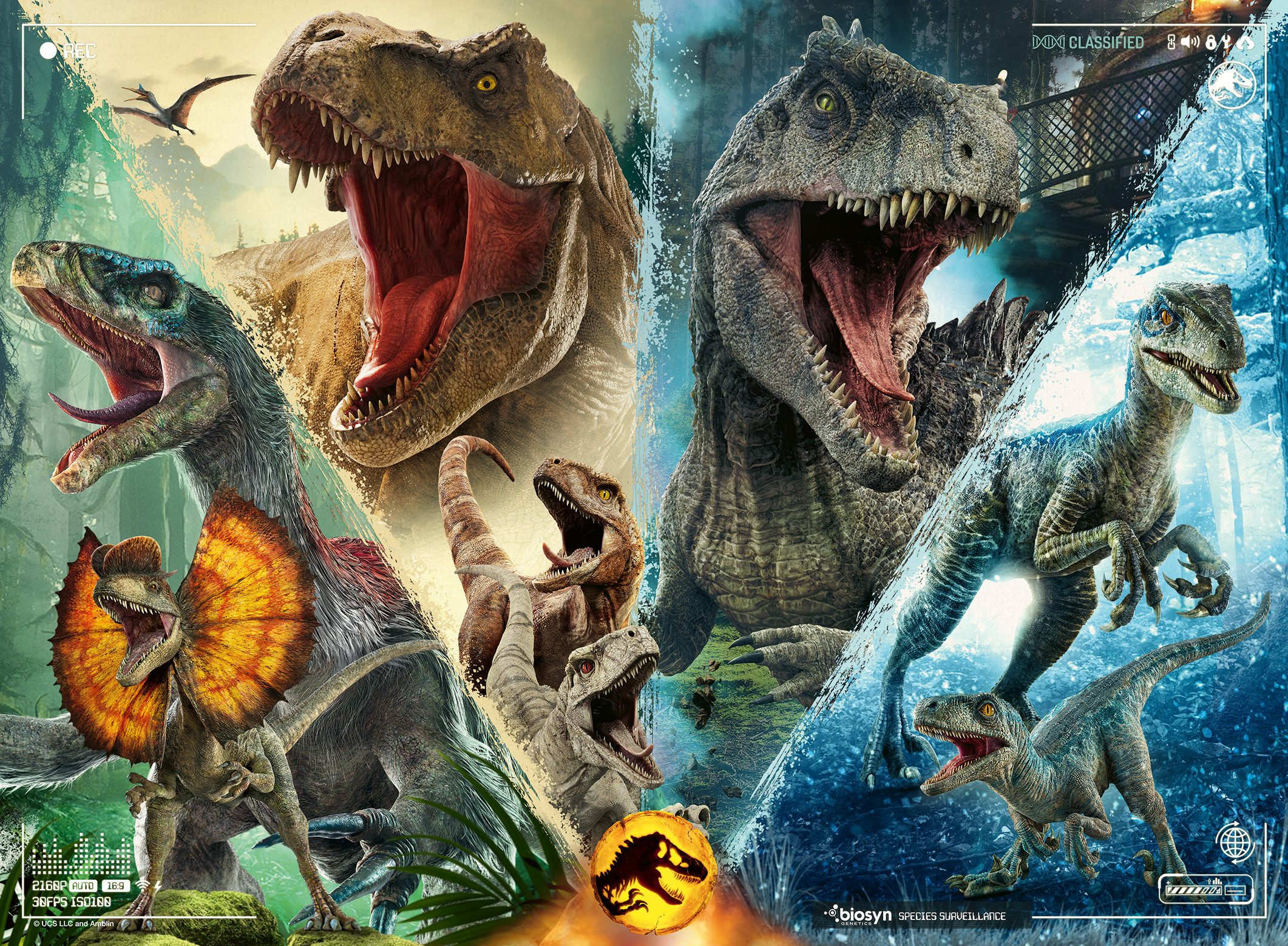 Ravensburger Puzzle Jurassic World, Dinosaurierarten, 100 Puzzleteile, Made günstig online kaufen