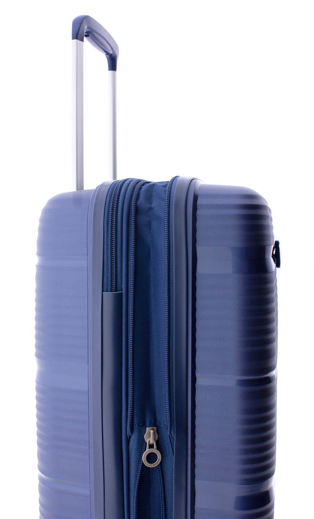 blau, Rollen, XL - Hartschalen-Trolley Polypropylen, Koffer 76 TSA-Schloss, od Dehnfalte, grün 4 GLADIATOR beige cm, schwarz,