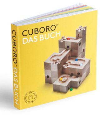 Cuboro Kugelbahn-Bausatz Cuboro Set Standard 32 + Das Buch
