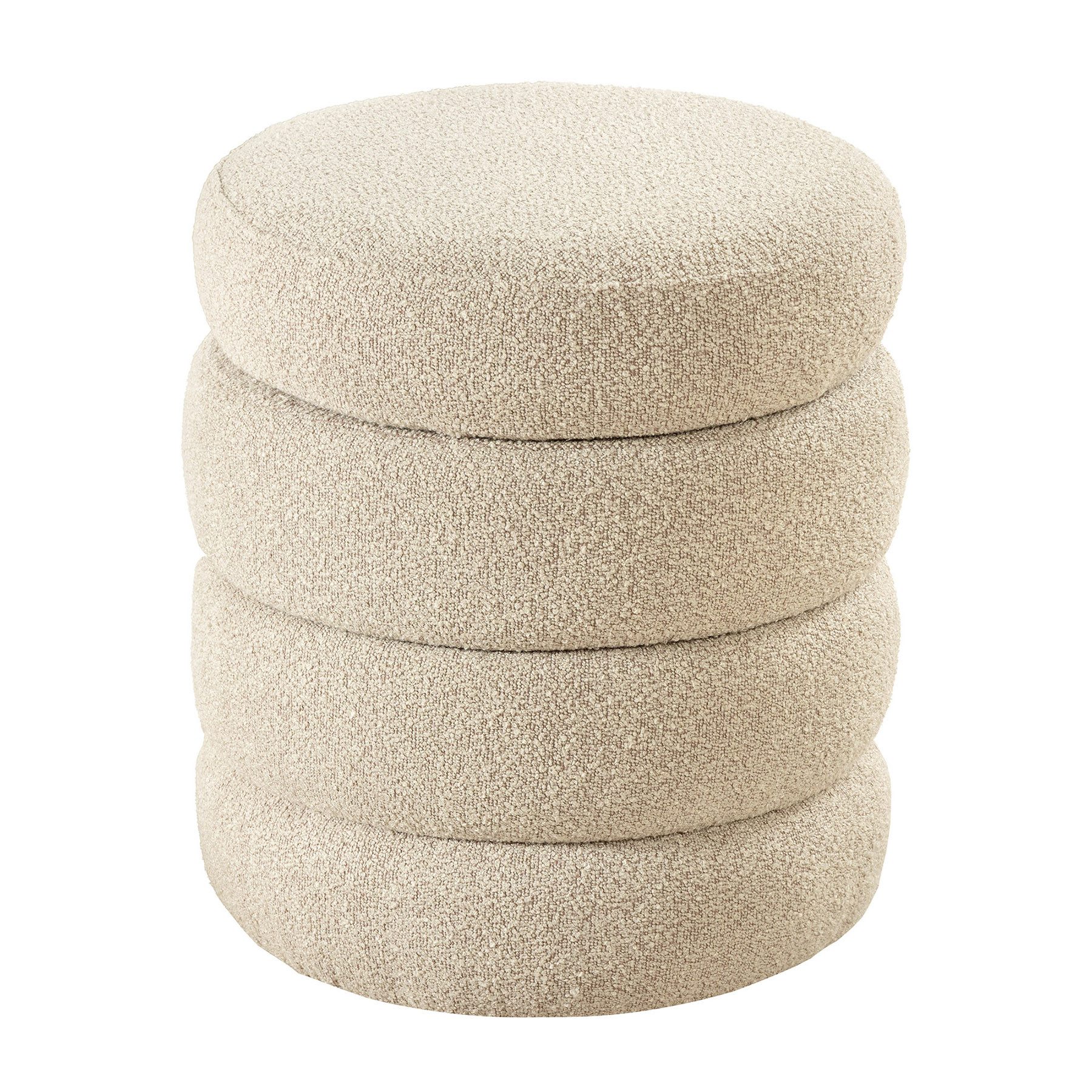 riess-ambiente Sitzhocker VOGUE Ø50cm taupe - günstig online kaufen