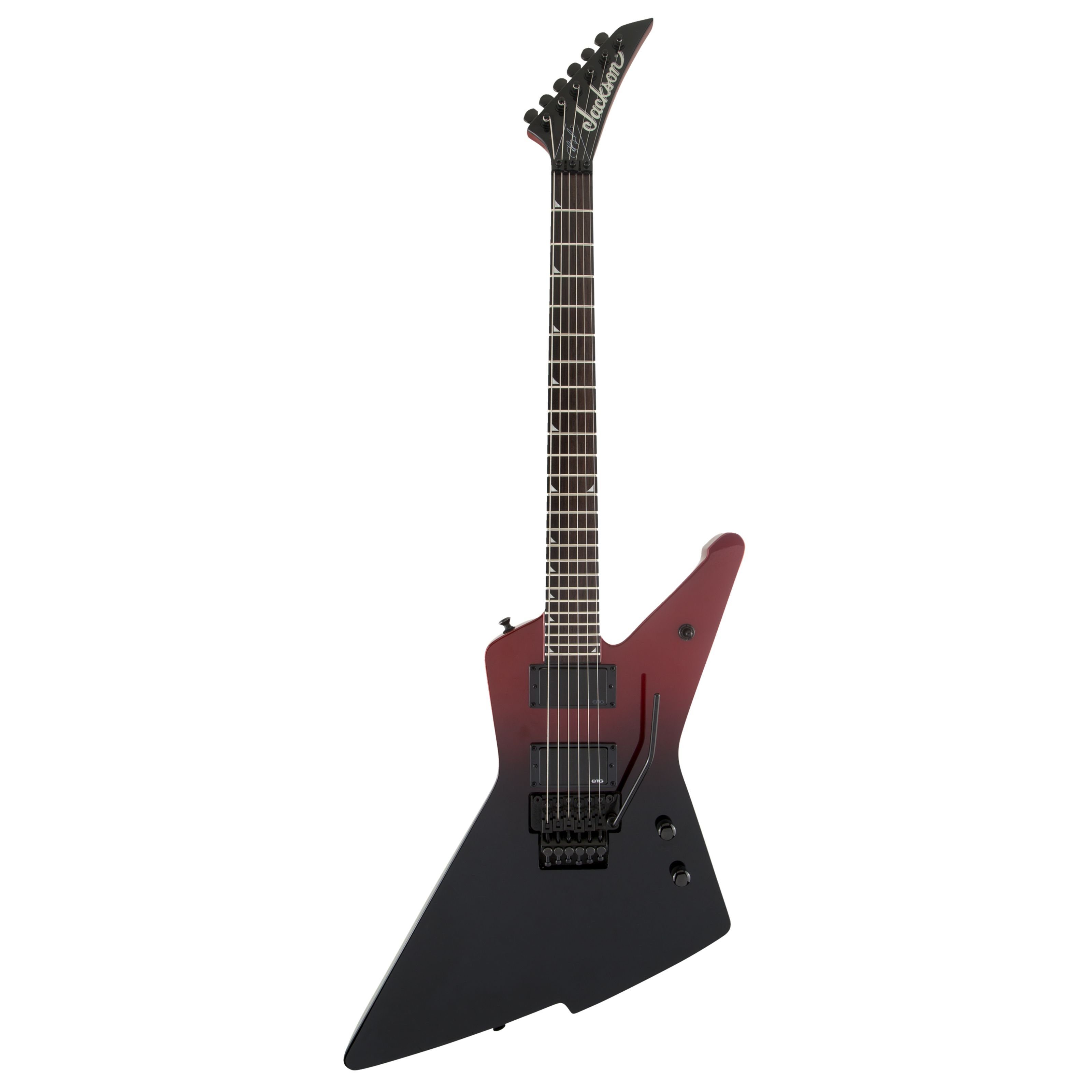 Jackson E-Gitarre, E-Gitarren, Signature-Modelle, Demmelition Fury PD Red Tide Fade - E-Gitarre