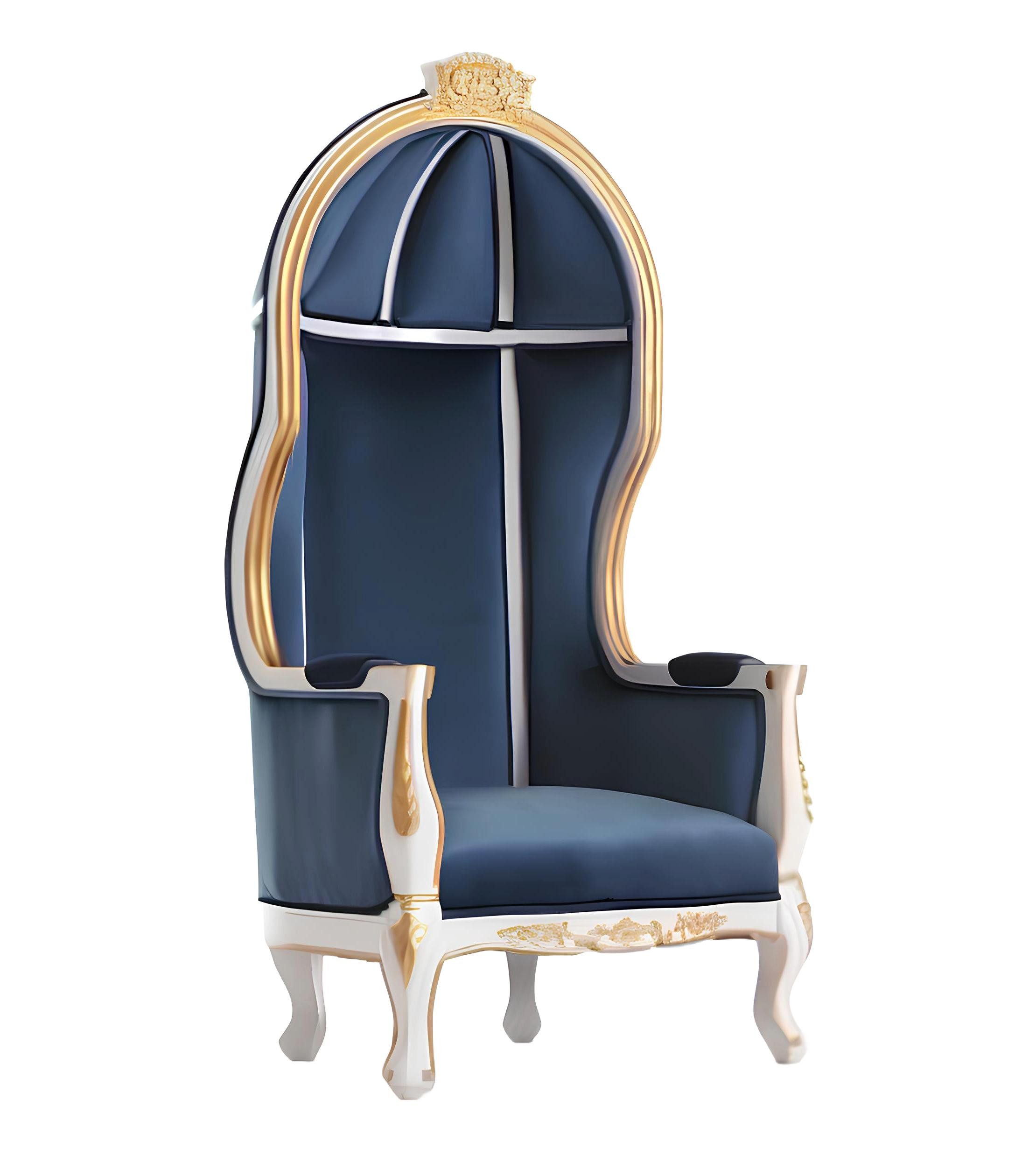 Xlmoebel Sessel Königlicher Samt-Sessel im antiken Chesterfield-Stil - 1 Sitzer (Sessel JH-H003), Hergestellt in Europa