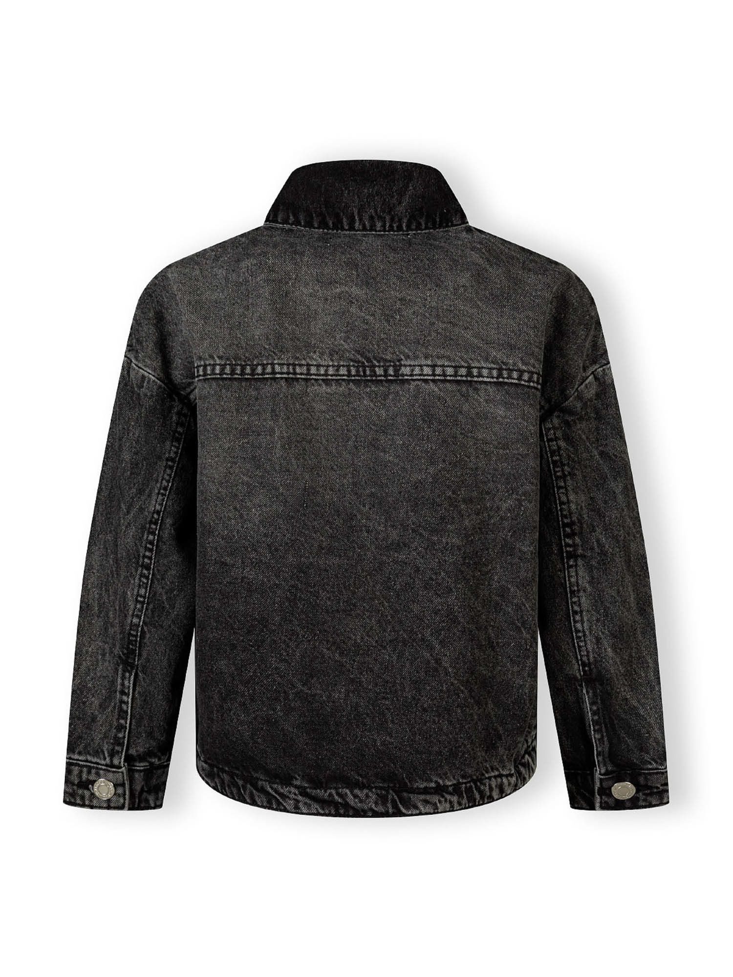 MINOTI Jeansjacke Jeansjacke mit Knöpfen und aufgesetzten Taschen, für Mädchen trendiger Schnitt