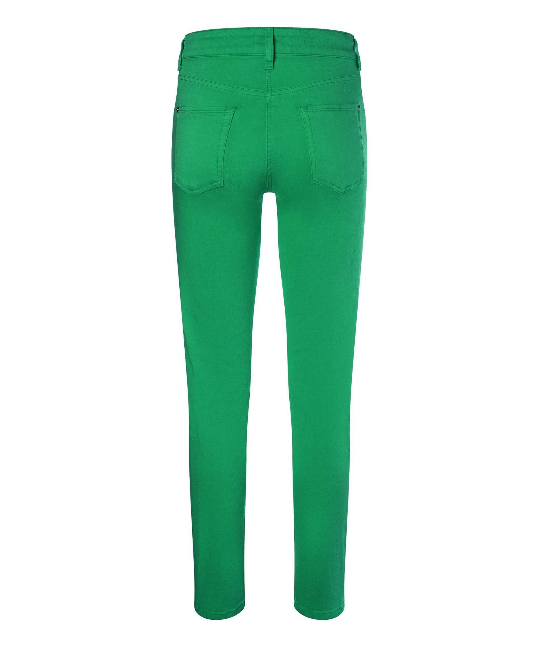 Cambio Culotte Damen Jeans Fit verkürzt PINA (43) (1-tlg) grün Slim