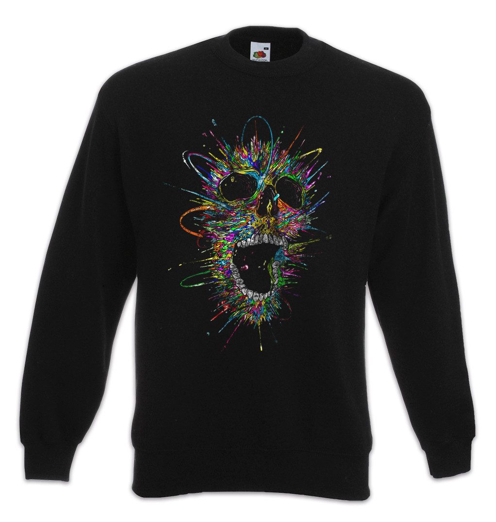Sweatshirt Screaming Skull II Sweatshirt Schreiender Schädel Dead Totenschädel