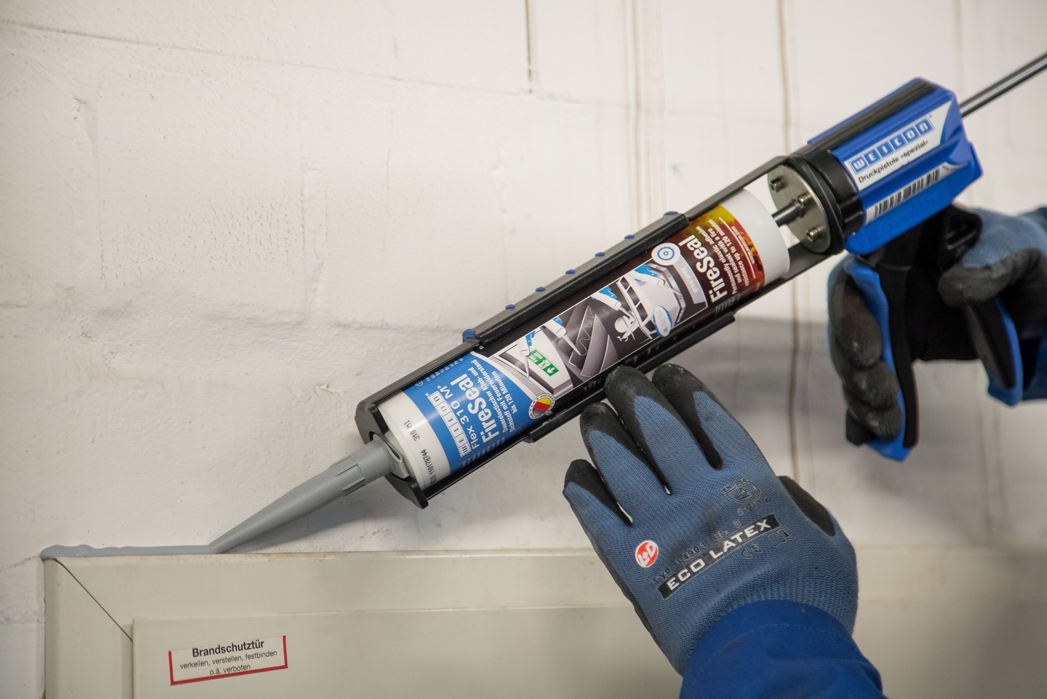 Thumbnail - WEICON Dichtstoff Flex 310 M® FireSeal, pastös, (brandhemmend), Feuerwiderstand bis 120 Minuten
