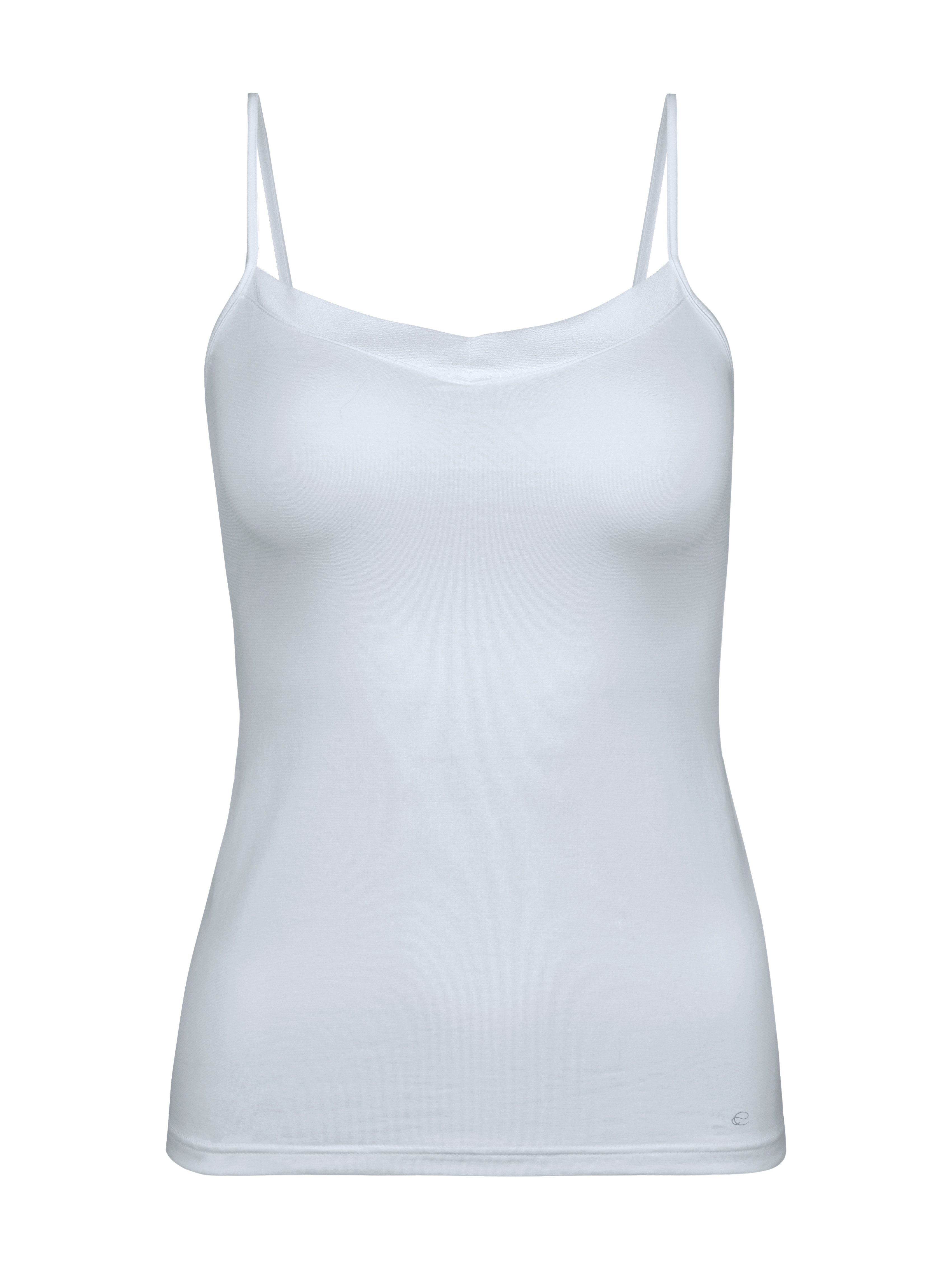 CALIDA Spaghettitop Cate Satin-Einsatz, Single Jersey günstig online kaufen